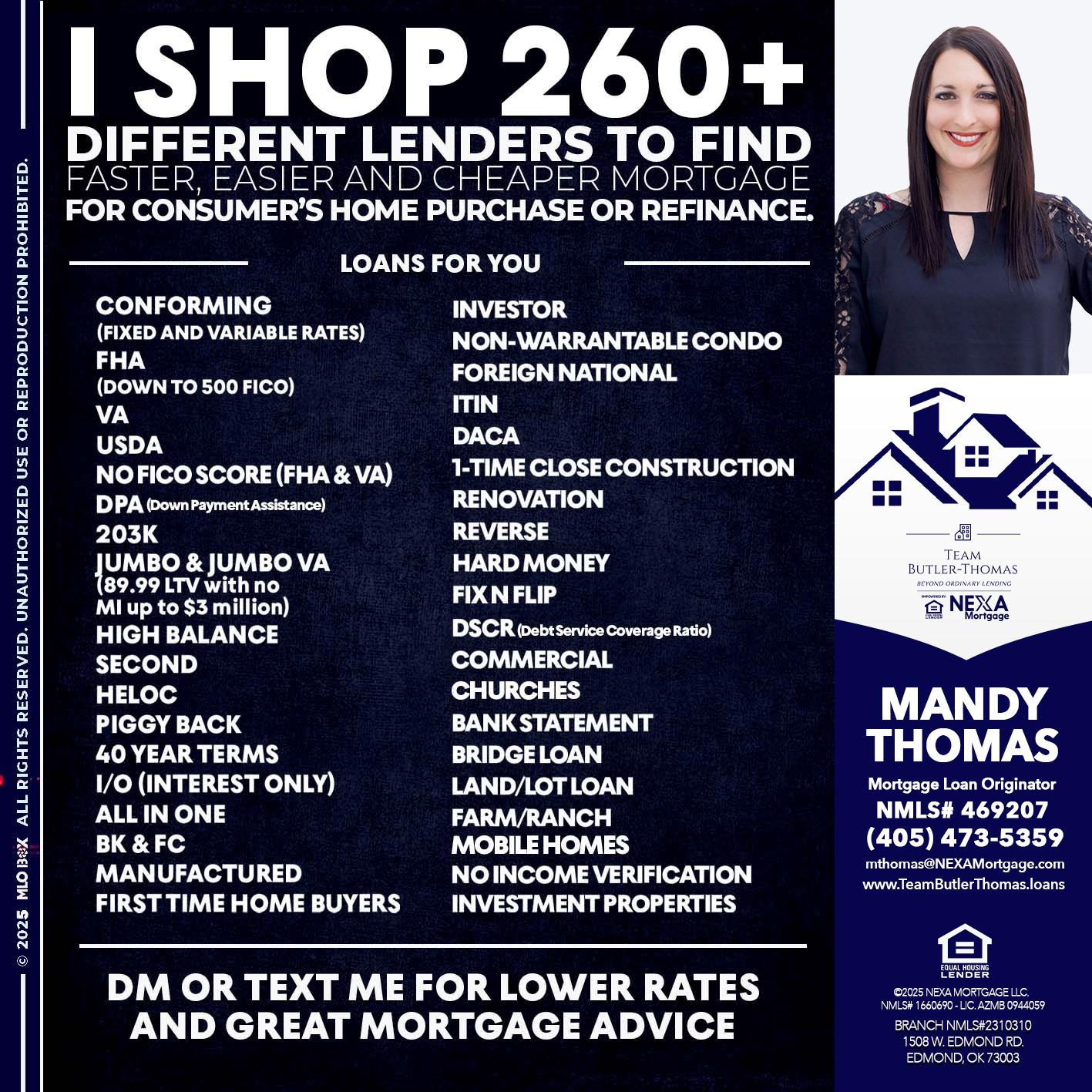 I SHOP +260 - Mandy Thomas -Branch Manager