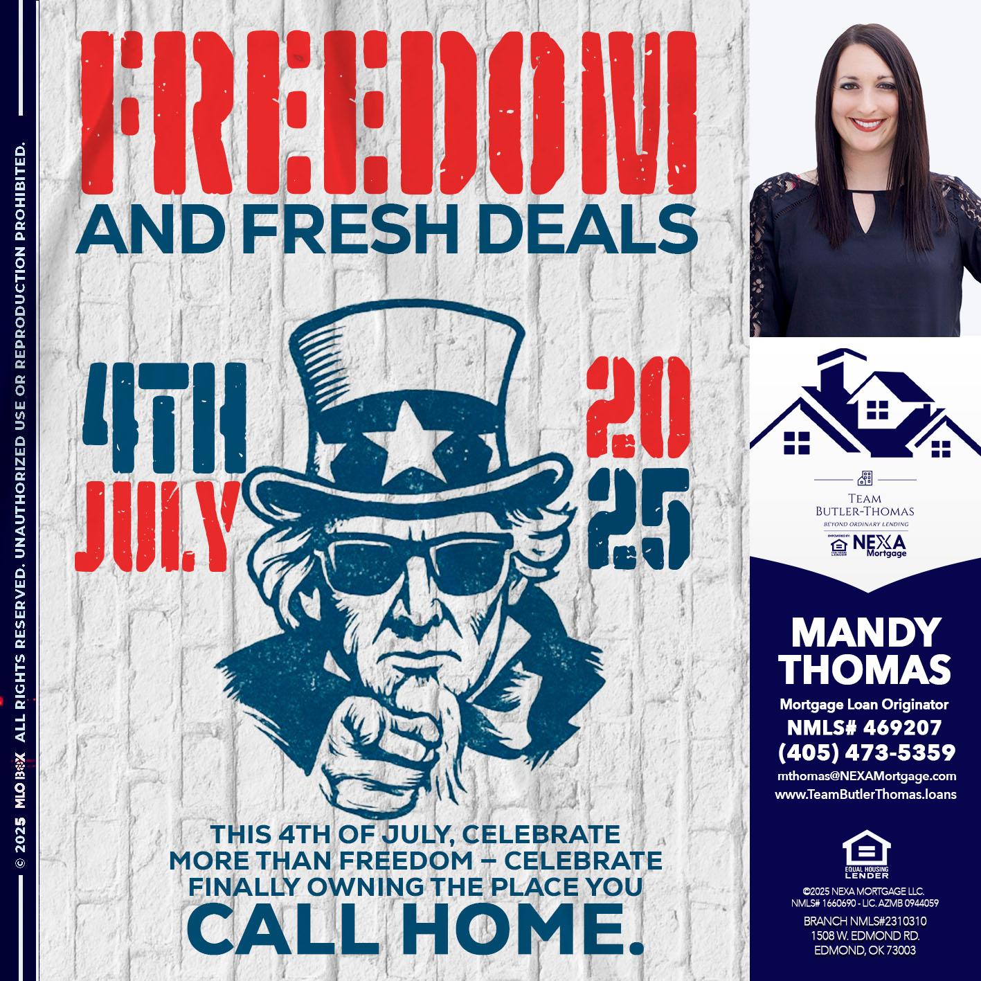 FREEDOM - Mandy Thomas -Branch Manager