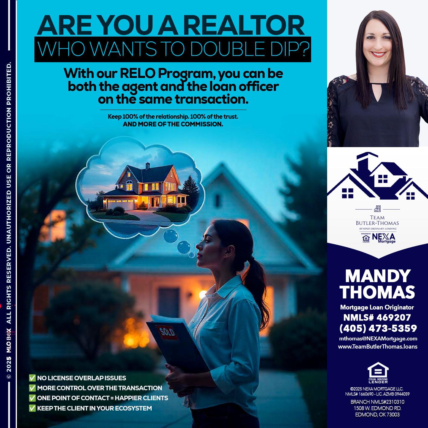 Are you a Realtor? - Mandy Thomas -Branch Manager