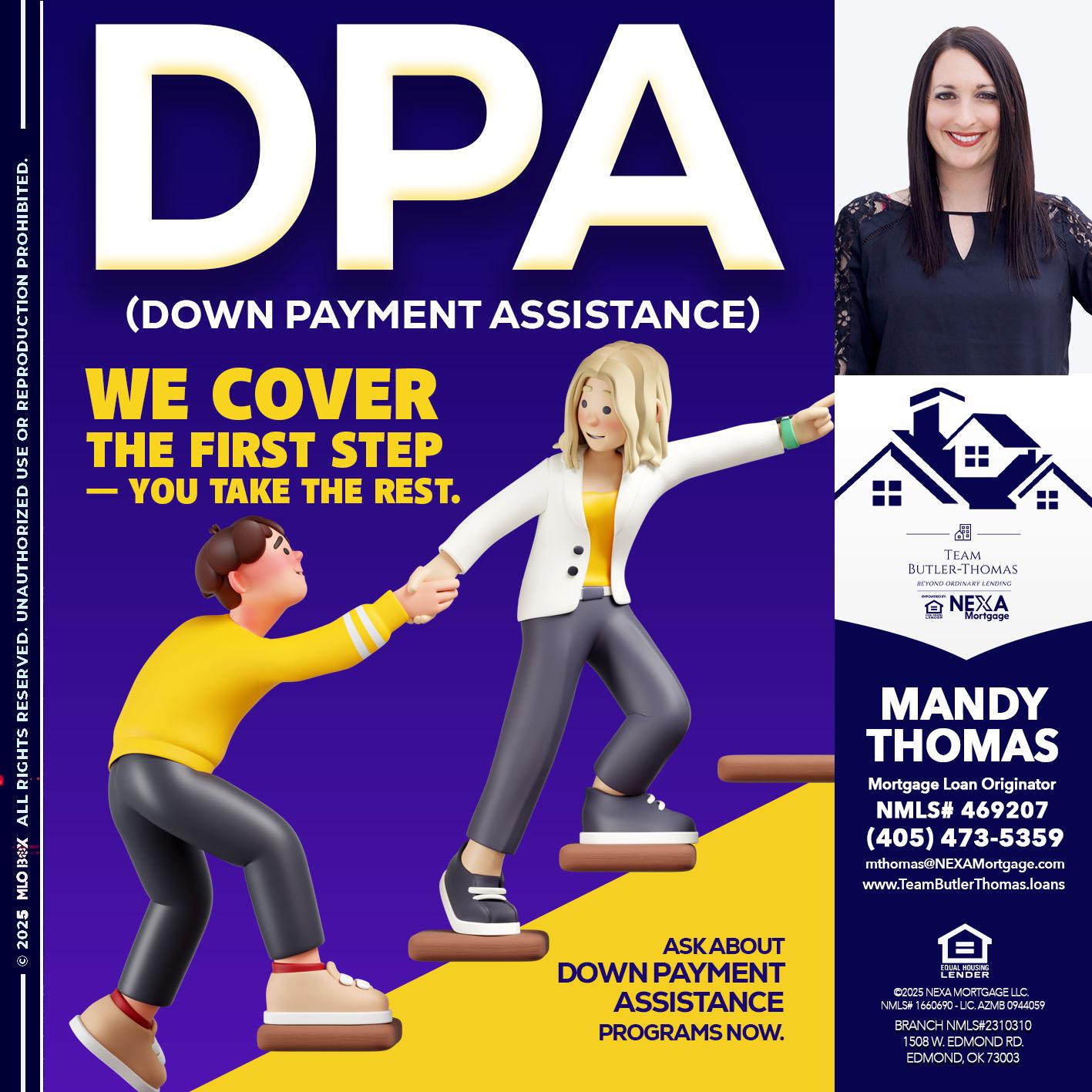 DPA LOANS - Mandy Thomas -Branch Manager