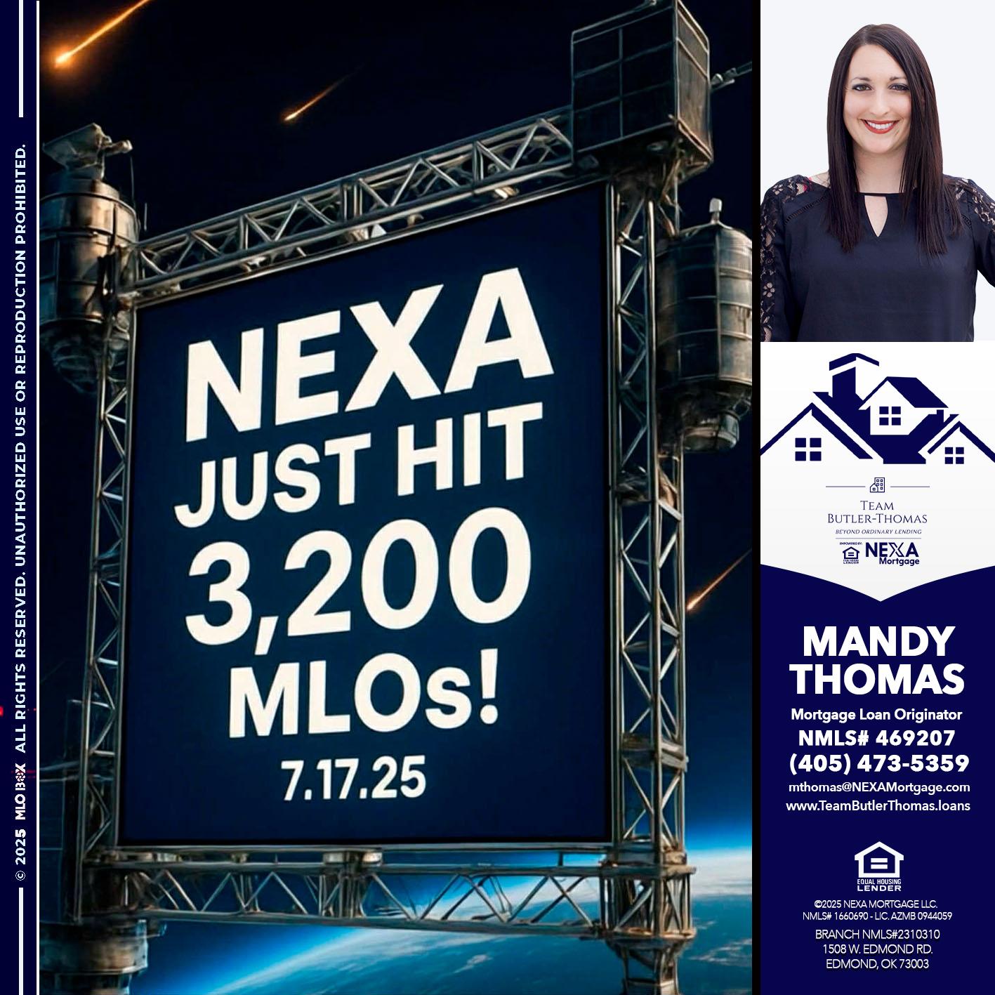 NEXA JUST HIT 3,200 - Mandy Thomas -Branch Manager