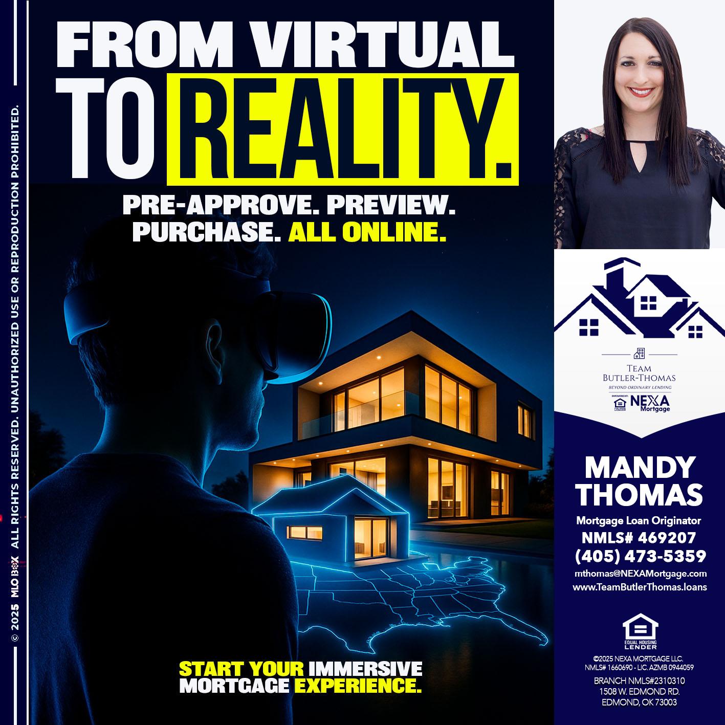 FROM VIRTUAL - Mandy Thomas -Branch Manager
