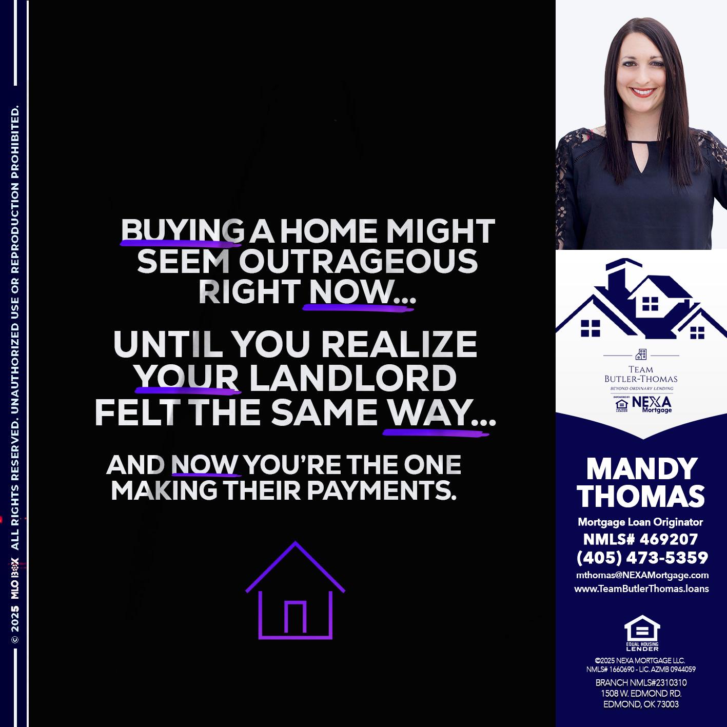 BUYING A HOME - Mandy Thomas -Branch Manager