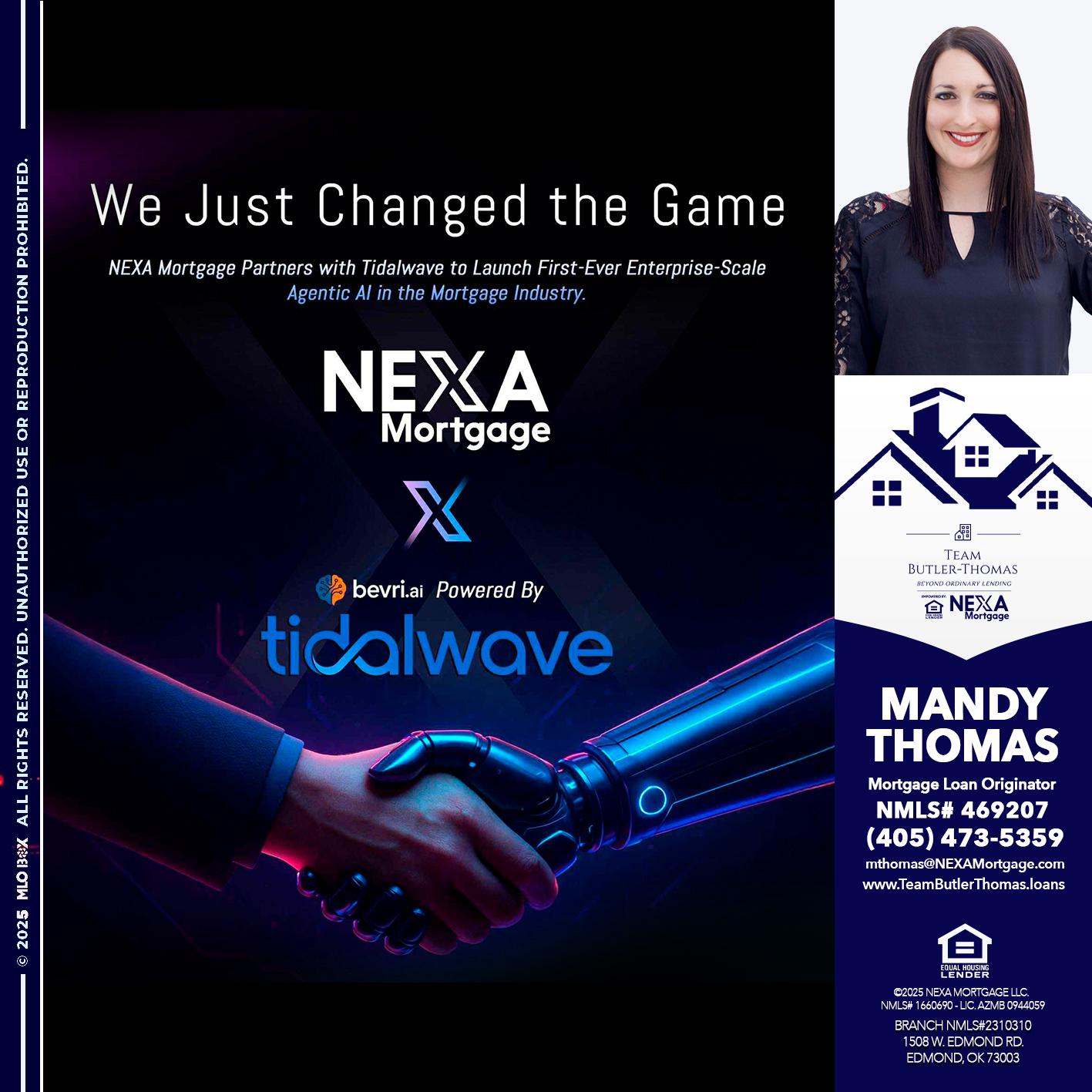 we just change - Mandy Thomas -Branch Manager