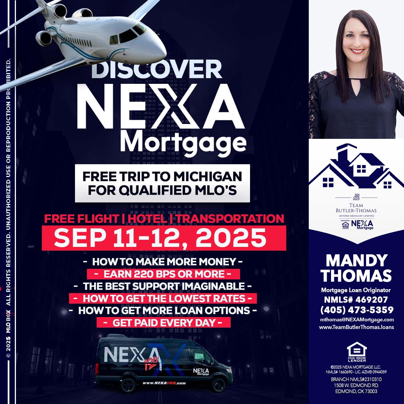 DISCOVER NEXA MORTGAGE - Mandy Thomas -Branch Manager