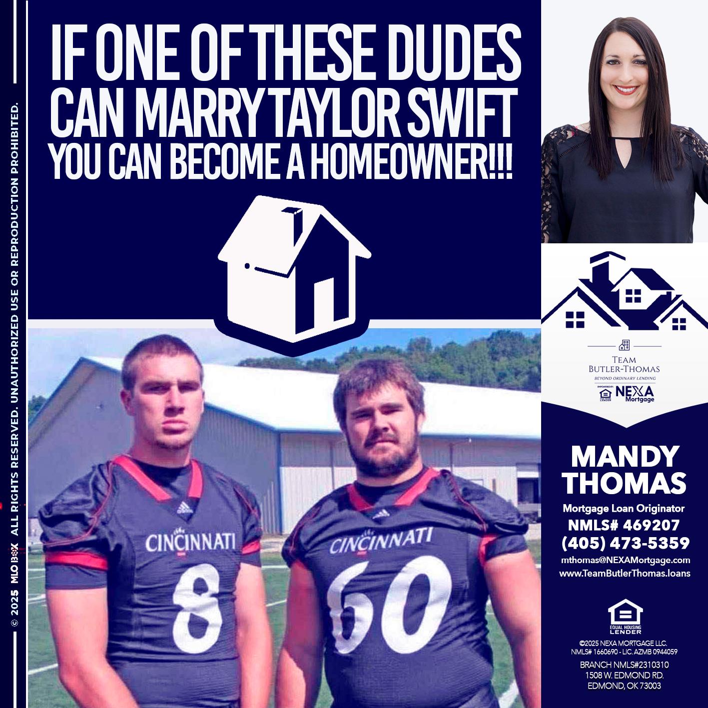 IF ONE OF THESE DUDES - Mandy Thomas -Branch Manager