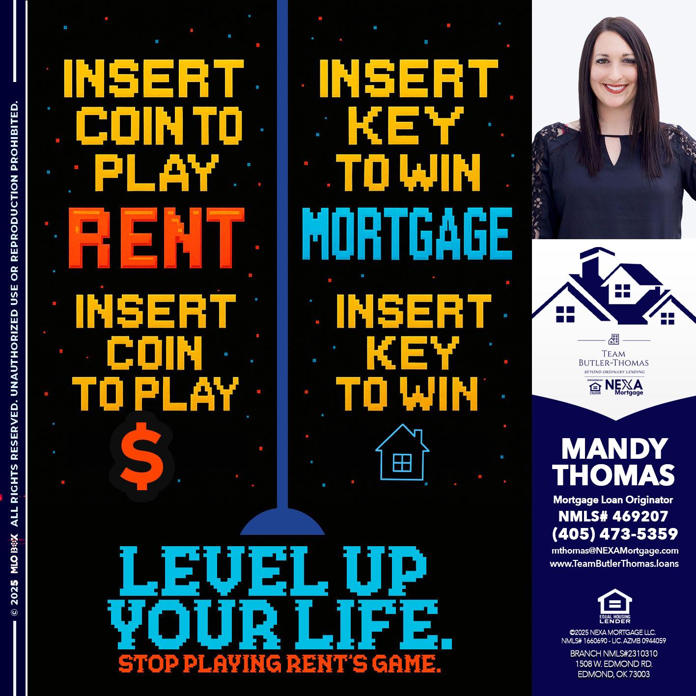 INSERT COIN - Mandy Thomas -Branch Manager