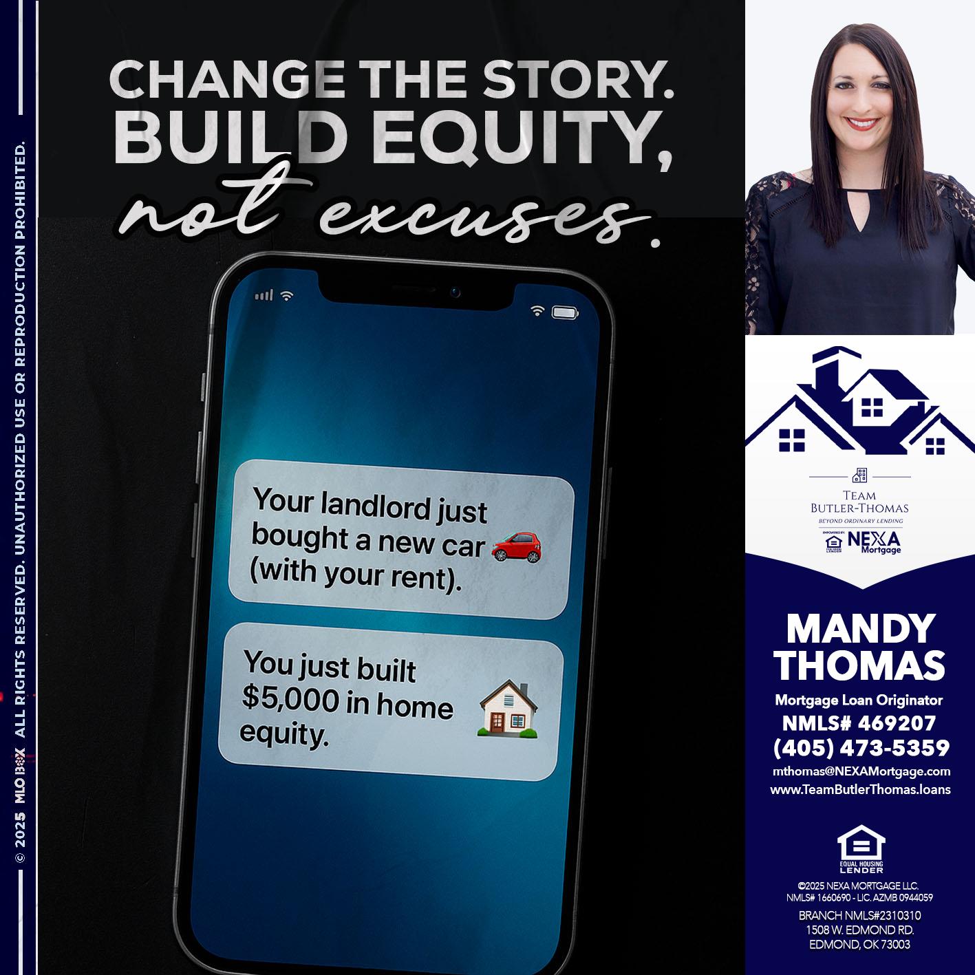 CHANGE THE HISTORY - Mandy Thomas -Branch Manager