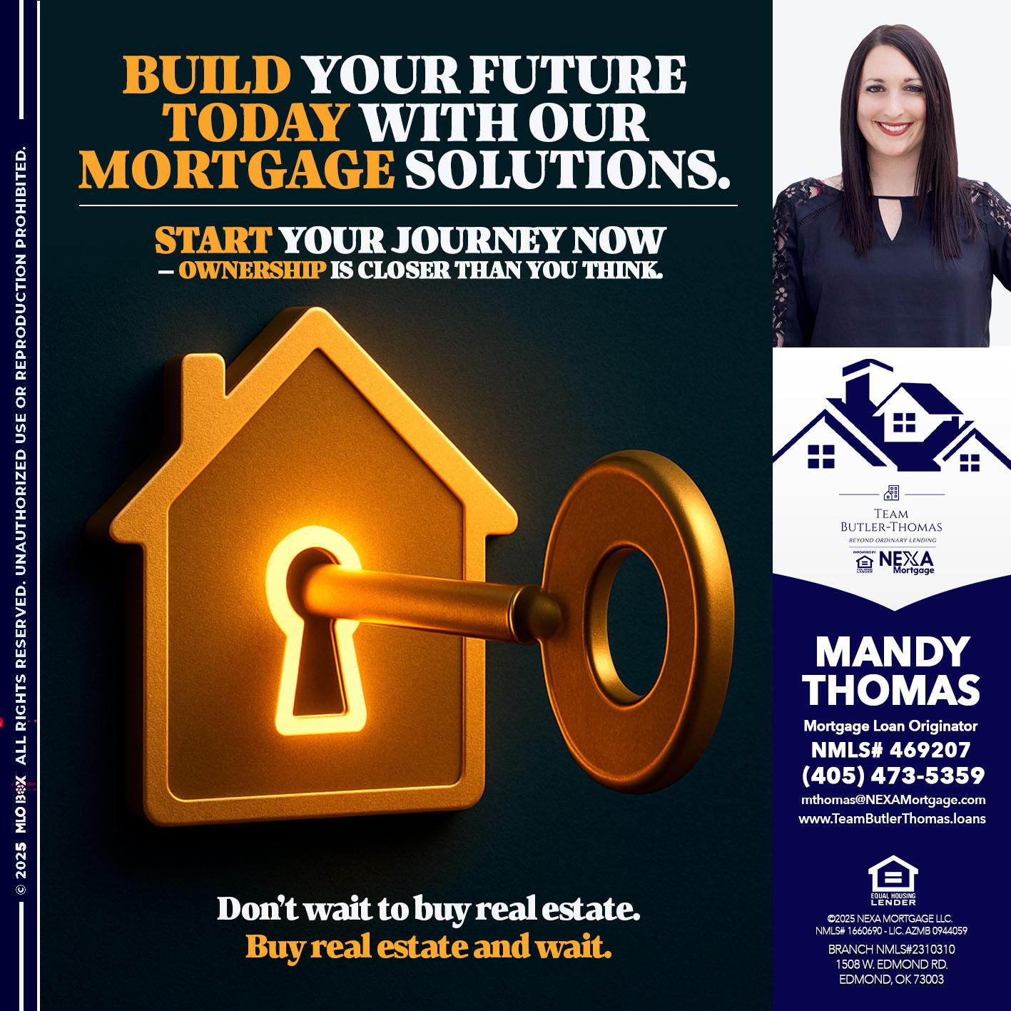 BUILD YOUR FUTURE - Mandy Thomas -Branch Manager
