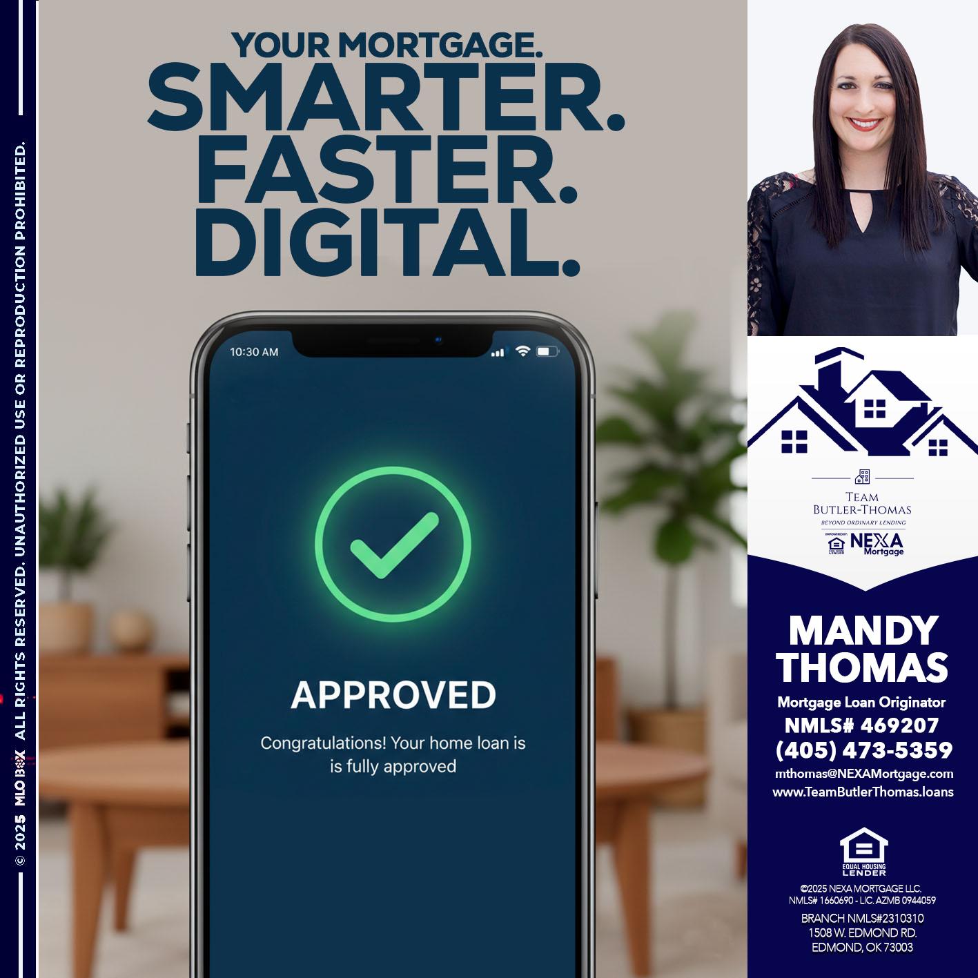 smarter faster digital - Mandy Thomas -Branch Manager