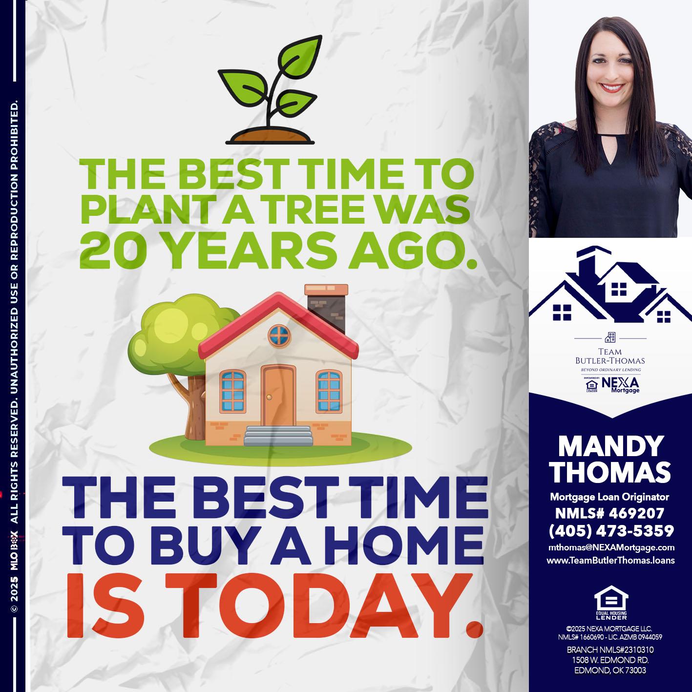 BEST TIME TO - Mandy Thomas -Branch Manager
