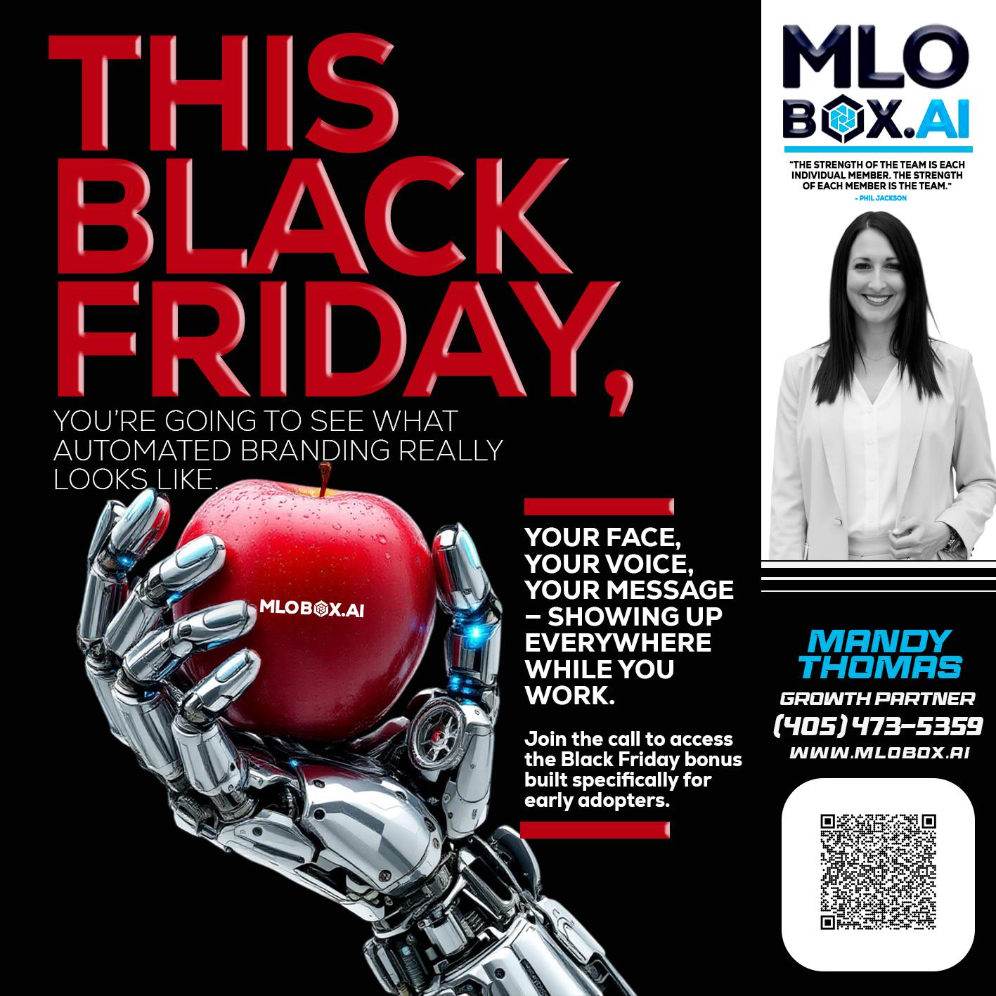 THIS BLACK FRIDAY - Mandy Thomas -Branch Manager