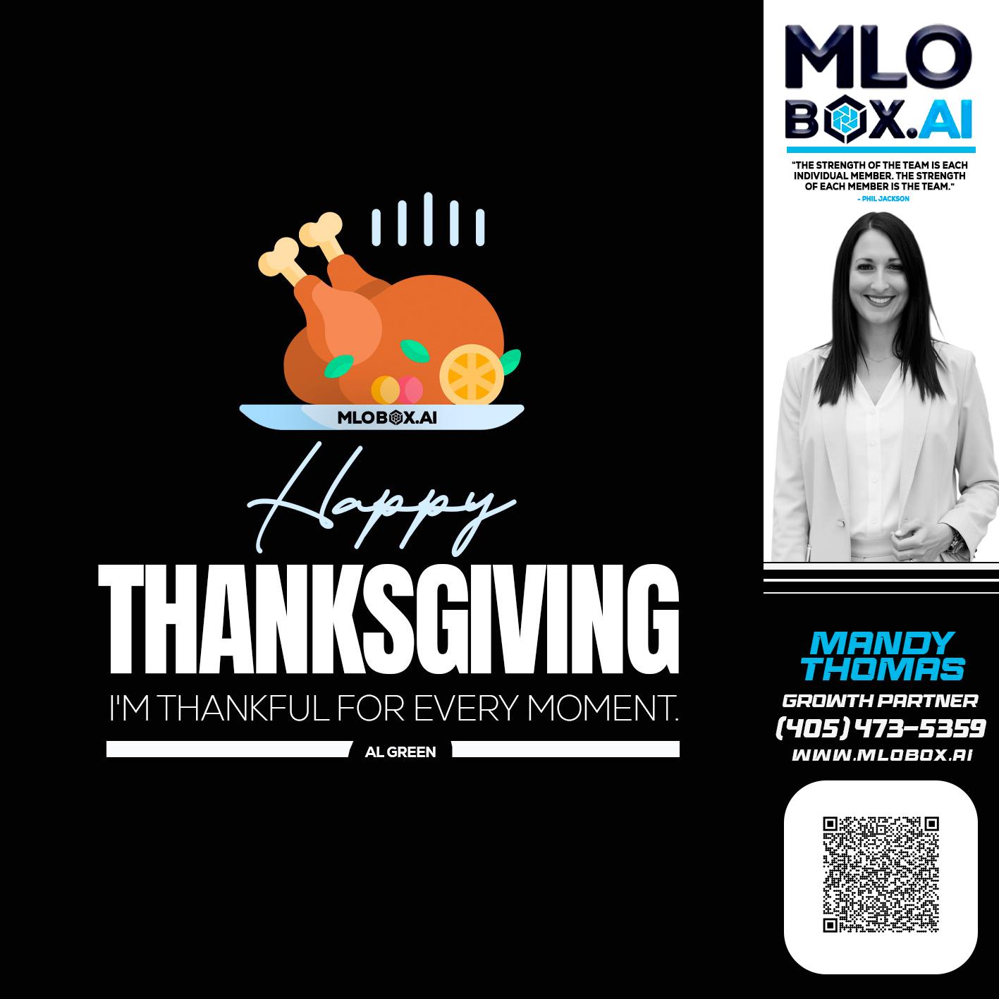 HAPPY THANKSGIVING - Mandy Thomas -Branch Manager