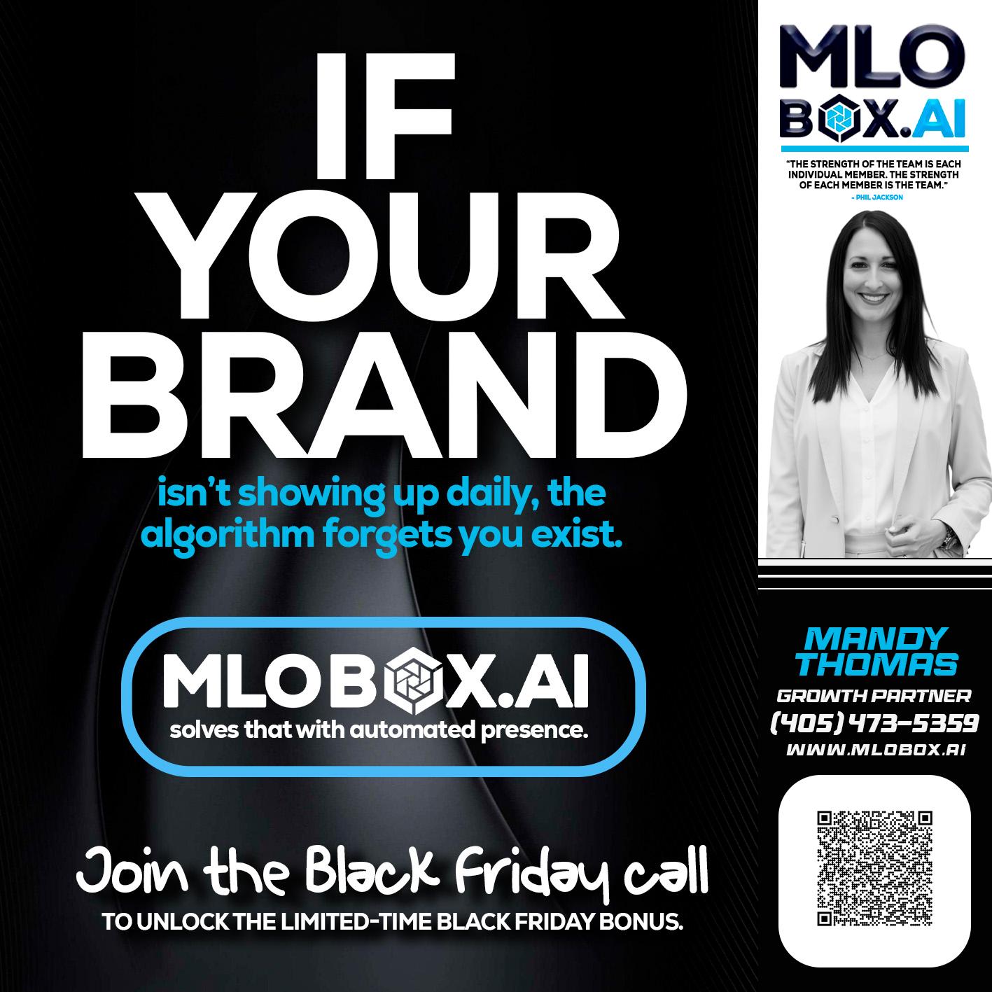 if your brand - Mandy Thomas -Branch Manager