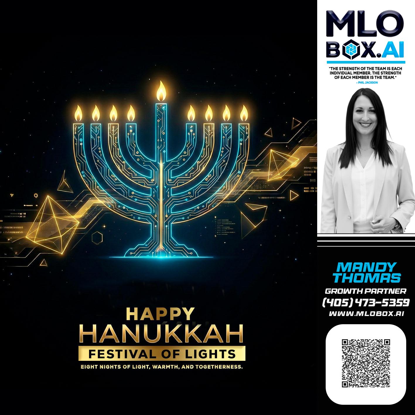 happy Hanukkah - Mandy Thomas -Branch Manager