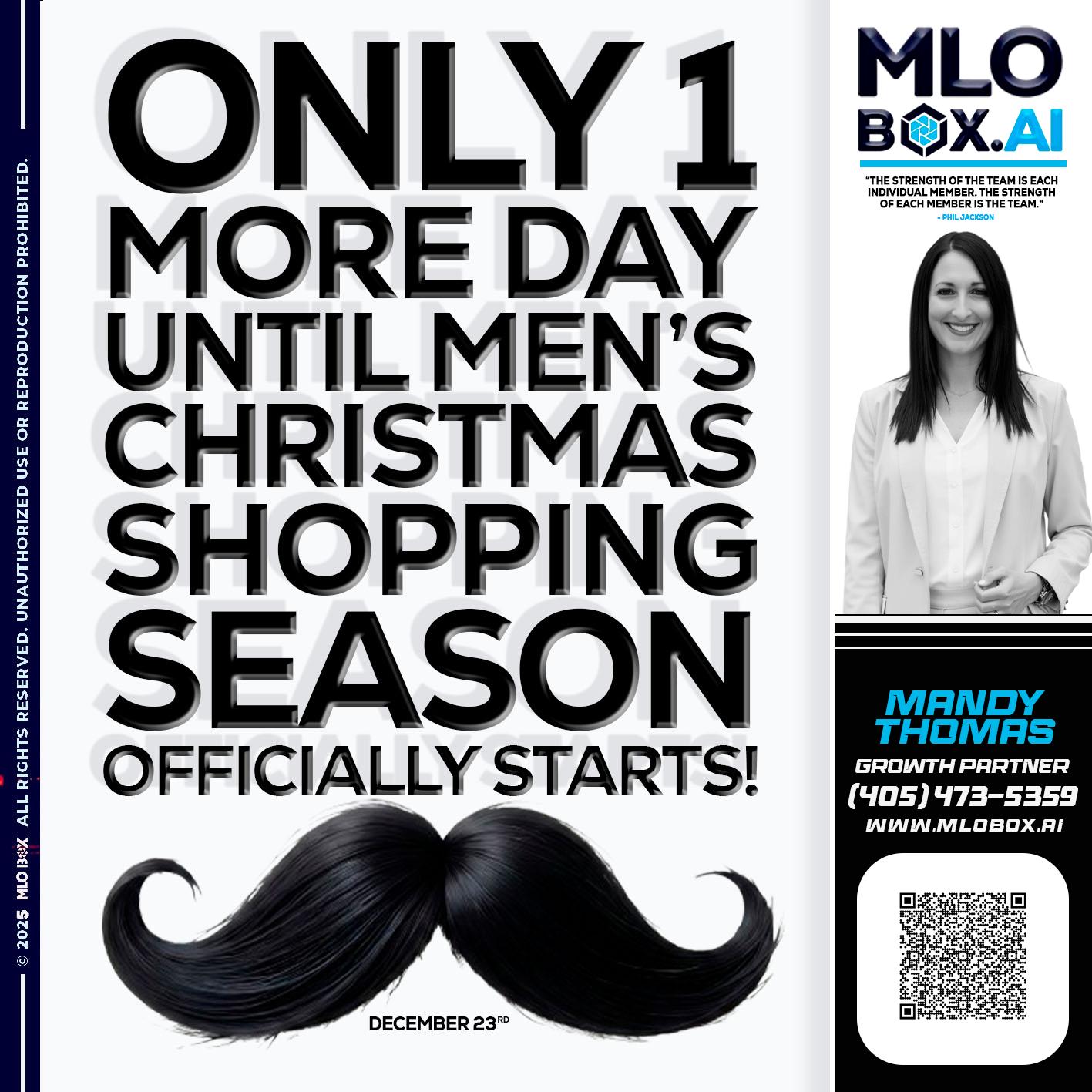 only one more day - Mandy Thomas -Branch Manager