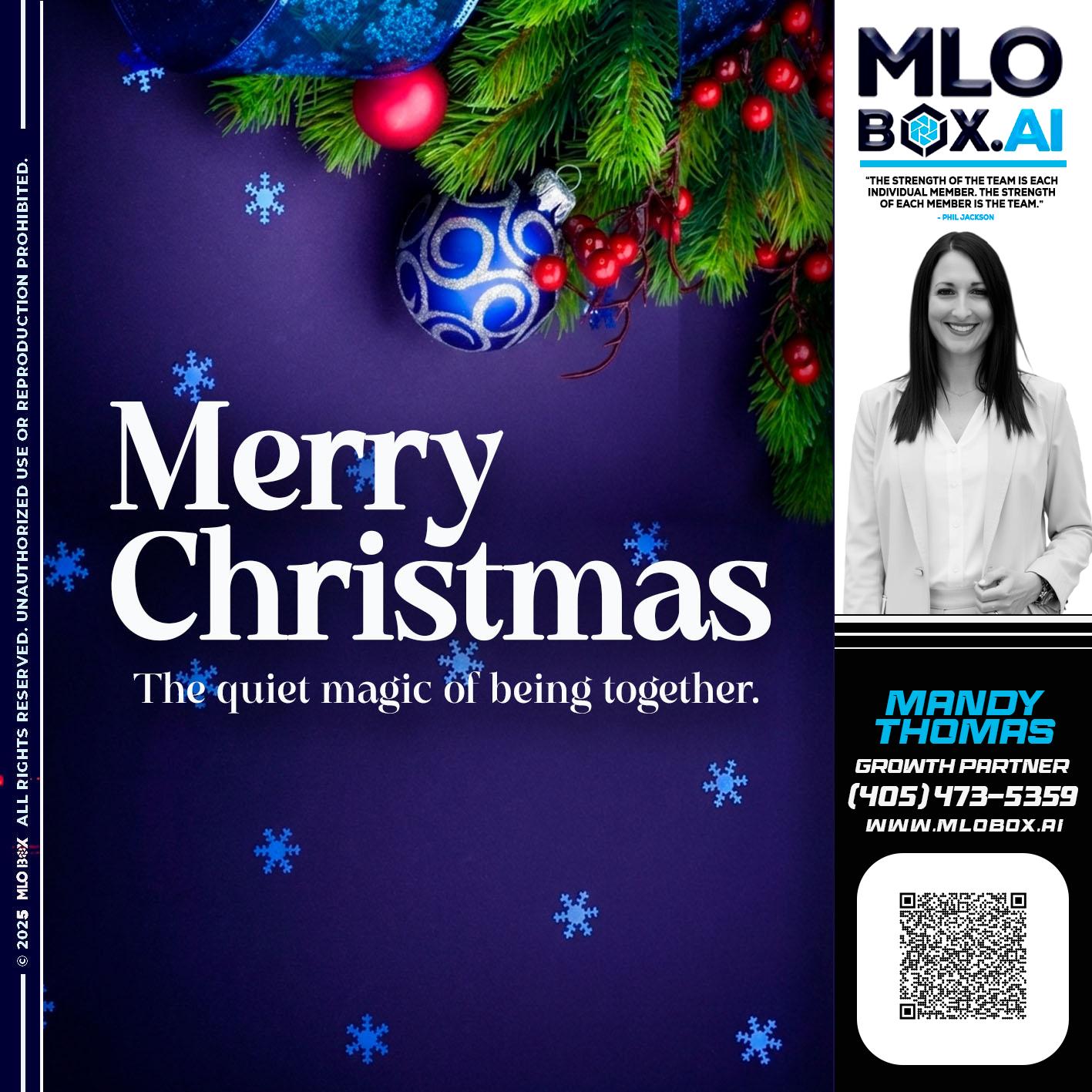 merry christmas - Mandy Thomas -Branch Manager