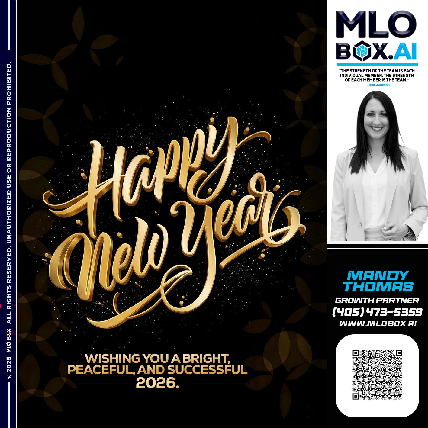 HAPPY NEW YEAR - Mandy Thomas -Branch Manager