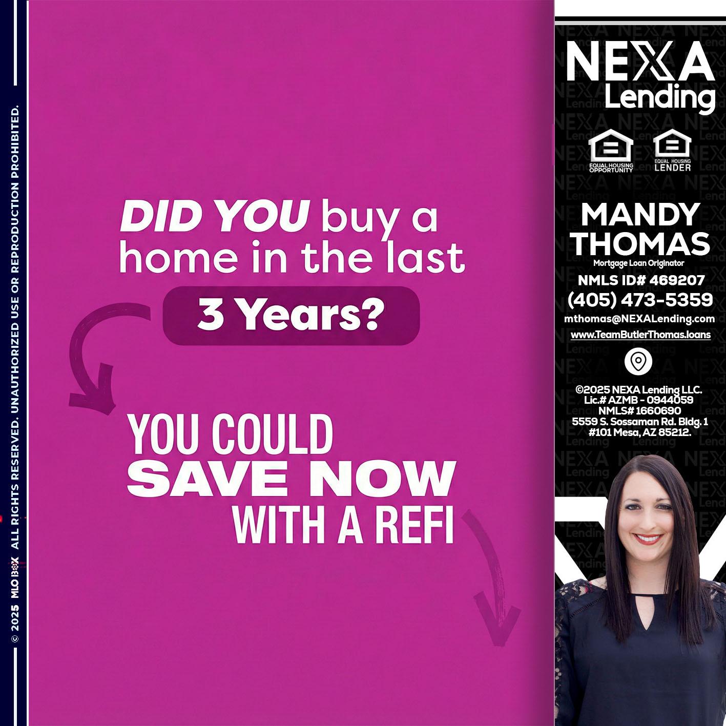 did you - Mandy Thomas -Branch Manager