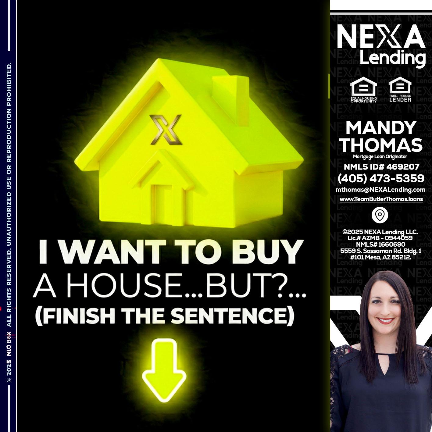 i want to buy - Mandy Thomas -Branch Manager