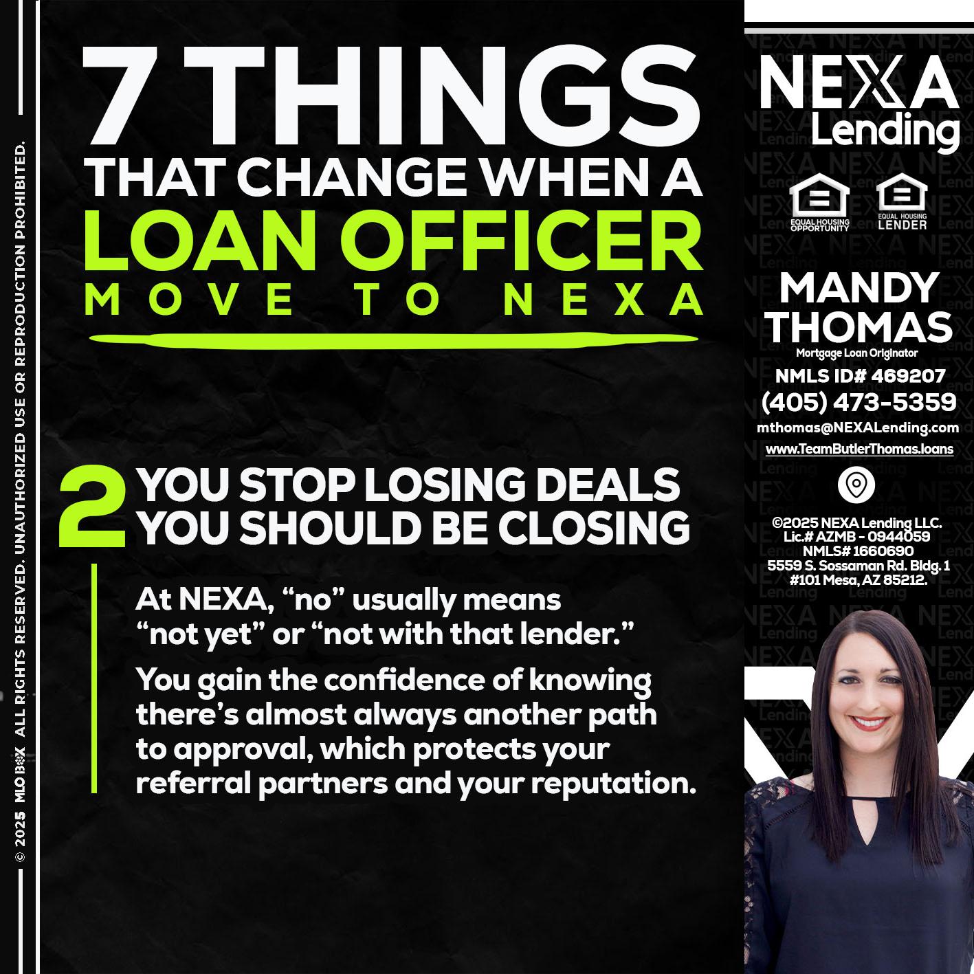 7 THINGS (2) - Mandy Thomas -Branch Manager