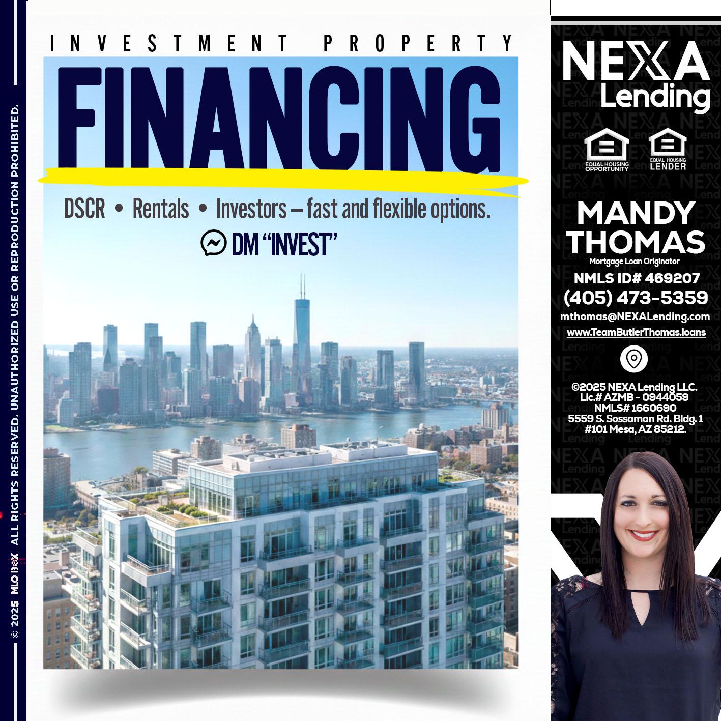 FINANCING - Mandy Thomas -Branch Manager