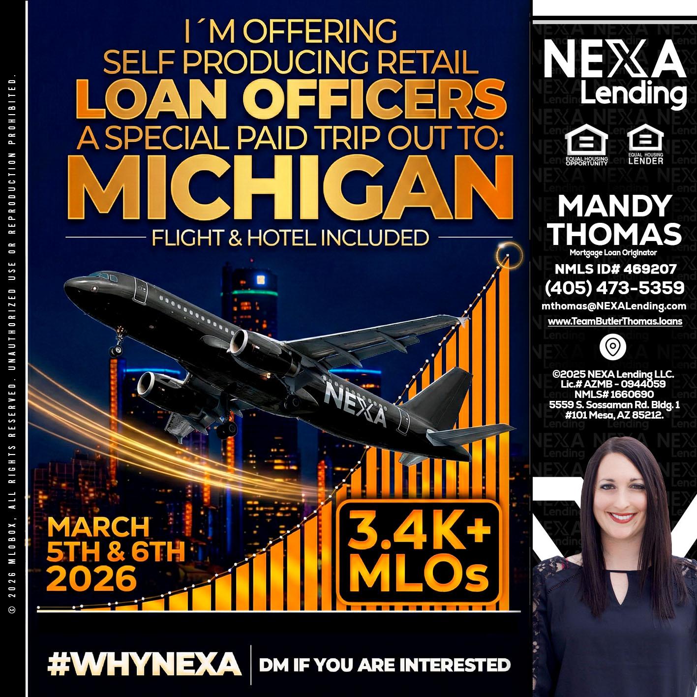 MICHIGAN - Mandy Thomas -Branch Manager