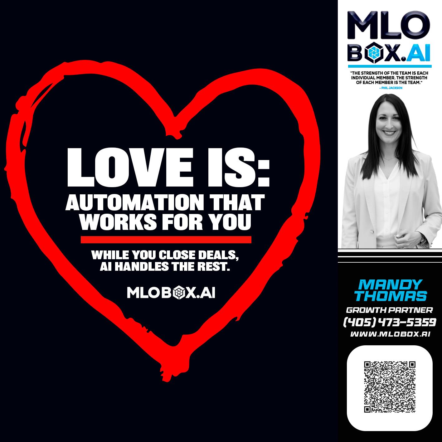 love is - Mandy Thomas -Branch Manager