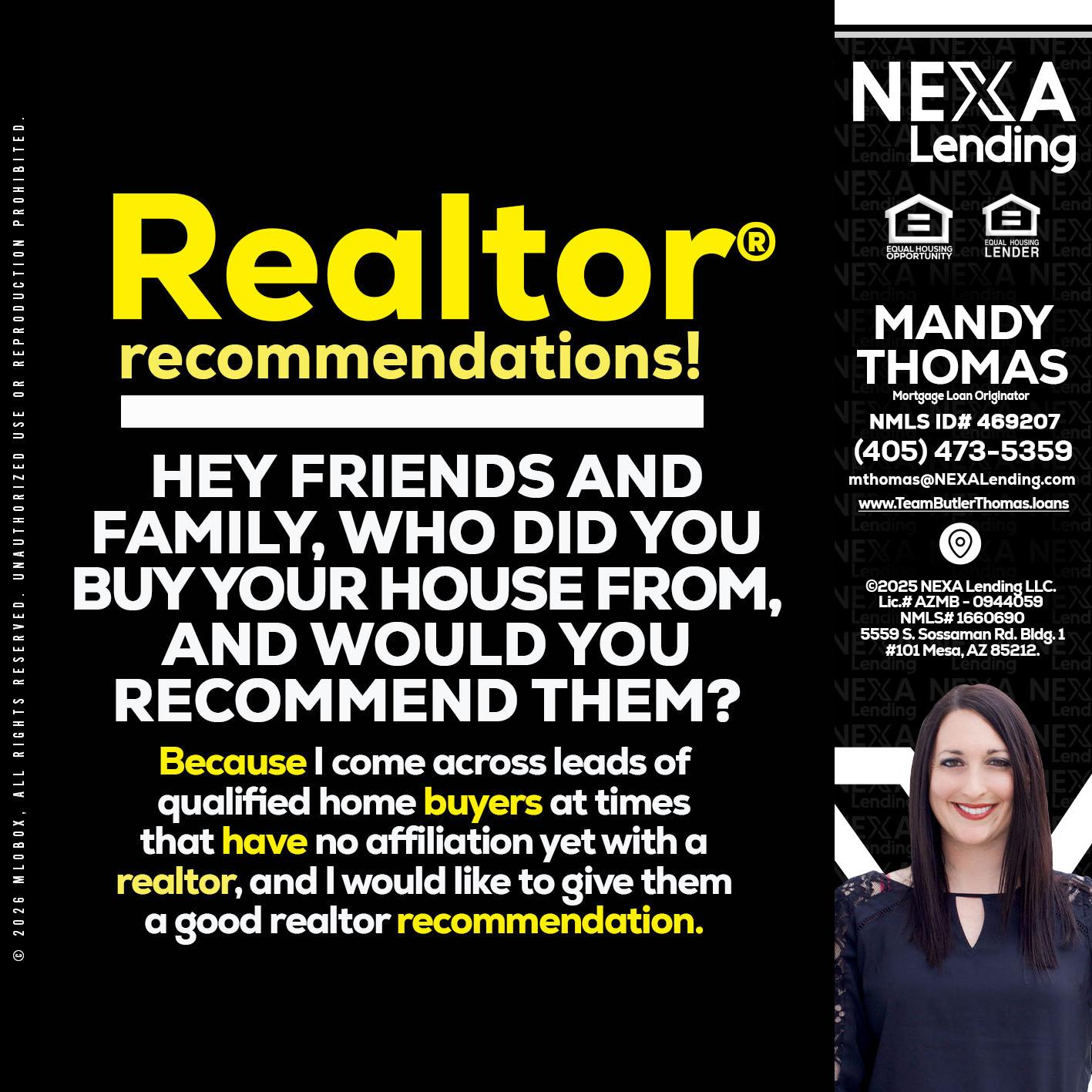 REALTOR - Mandy Thomas -Branch Manager