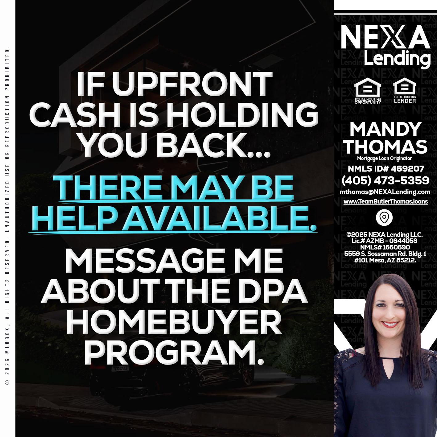 IF UPFRONT - Mandy Thomas -Branch Manager