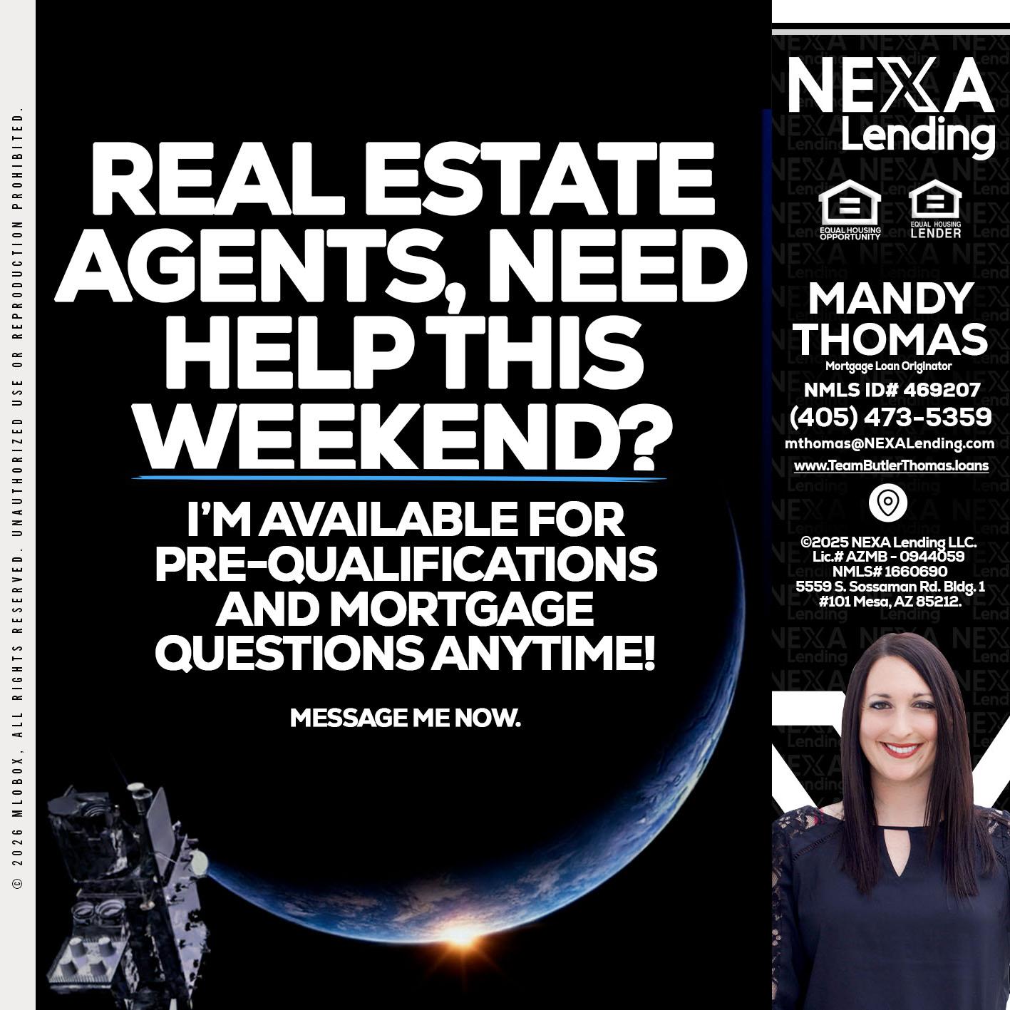 REAL ESTATE AGENTS - Mandy Thomas -Branch Manager