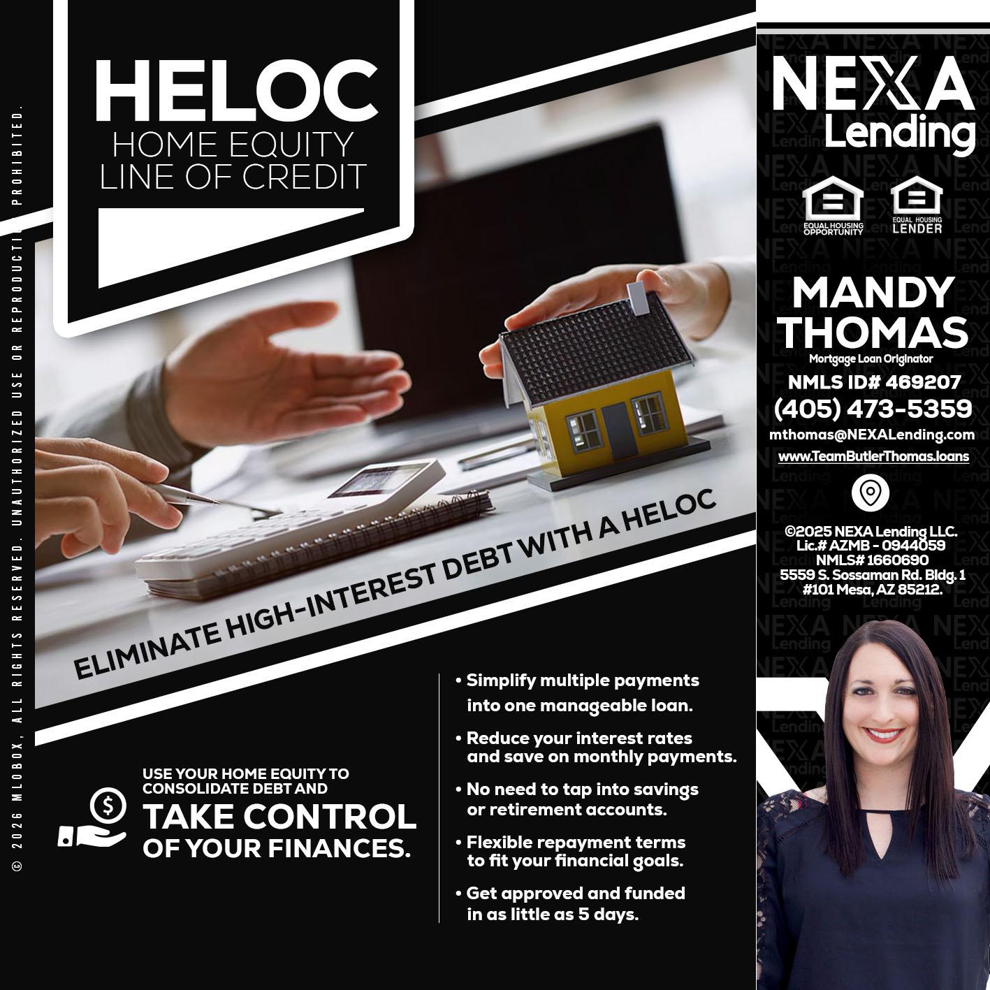 HELOC - Mandy Thomas -Branch Manager