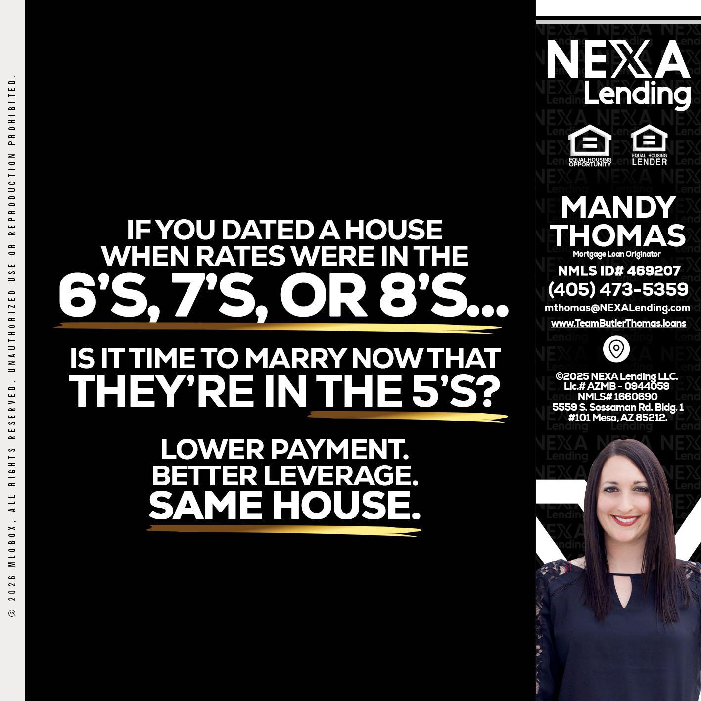 if you dated a house - Mandy Thomas -Branch Manager