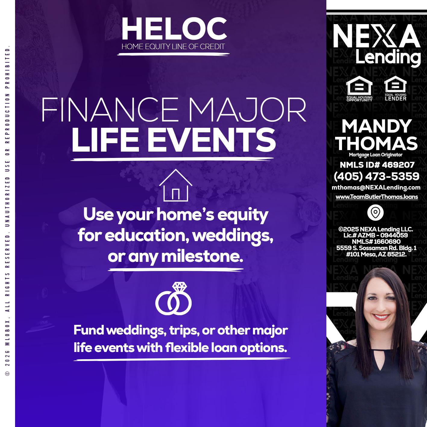 HELOC - Mandy Thomas -Branch Manager