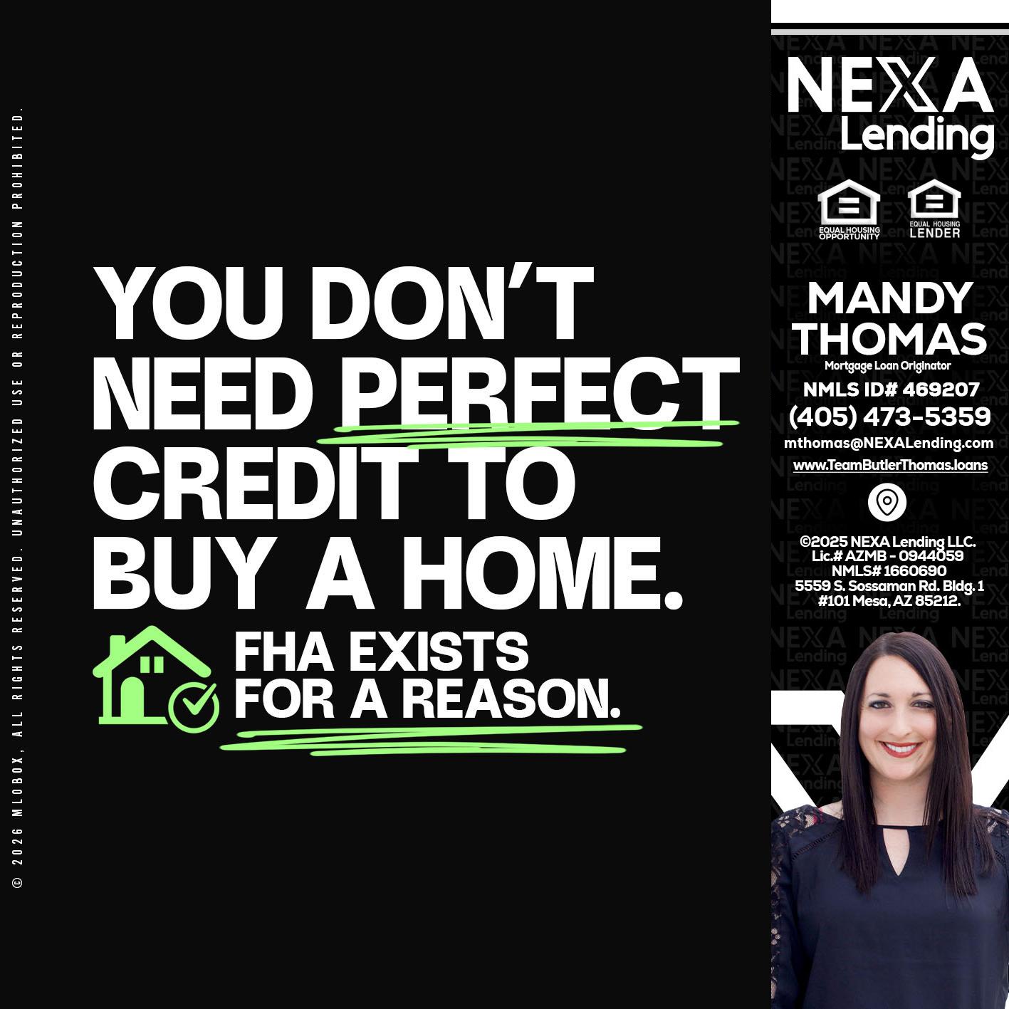 you don't need - Mandy Thomas -Branch Manager