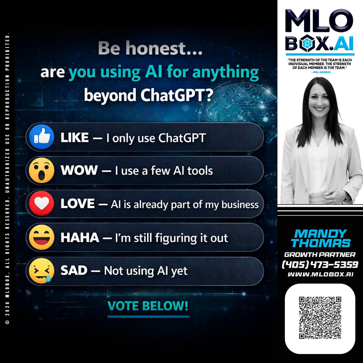 BE HONEST - Mandy Thomas -Branch Manager