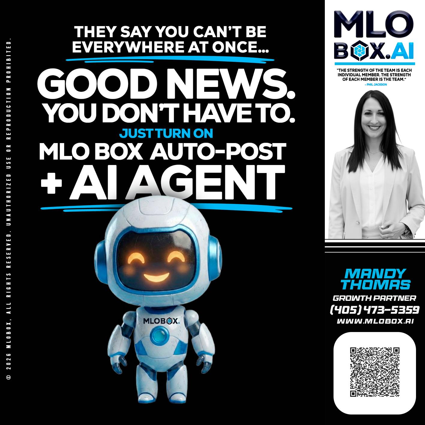 GOOD NEWS - Mandy Thomas -Branch Manager