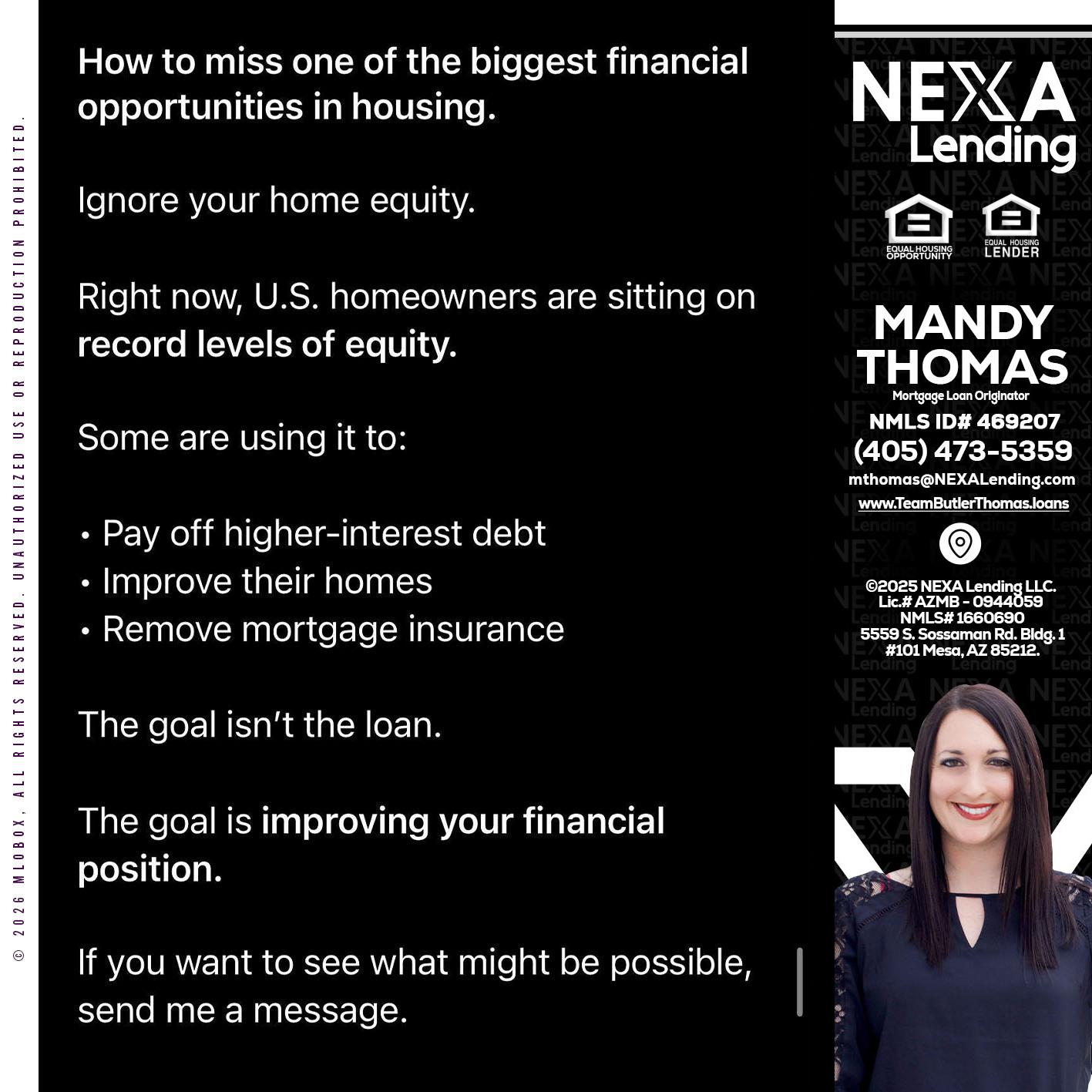 how to miss - Mandy Thomas -Branch Manager