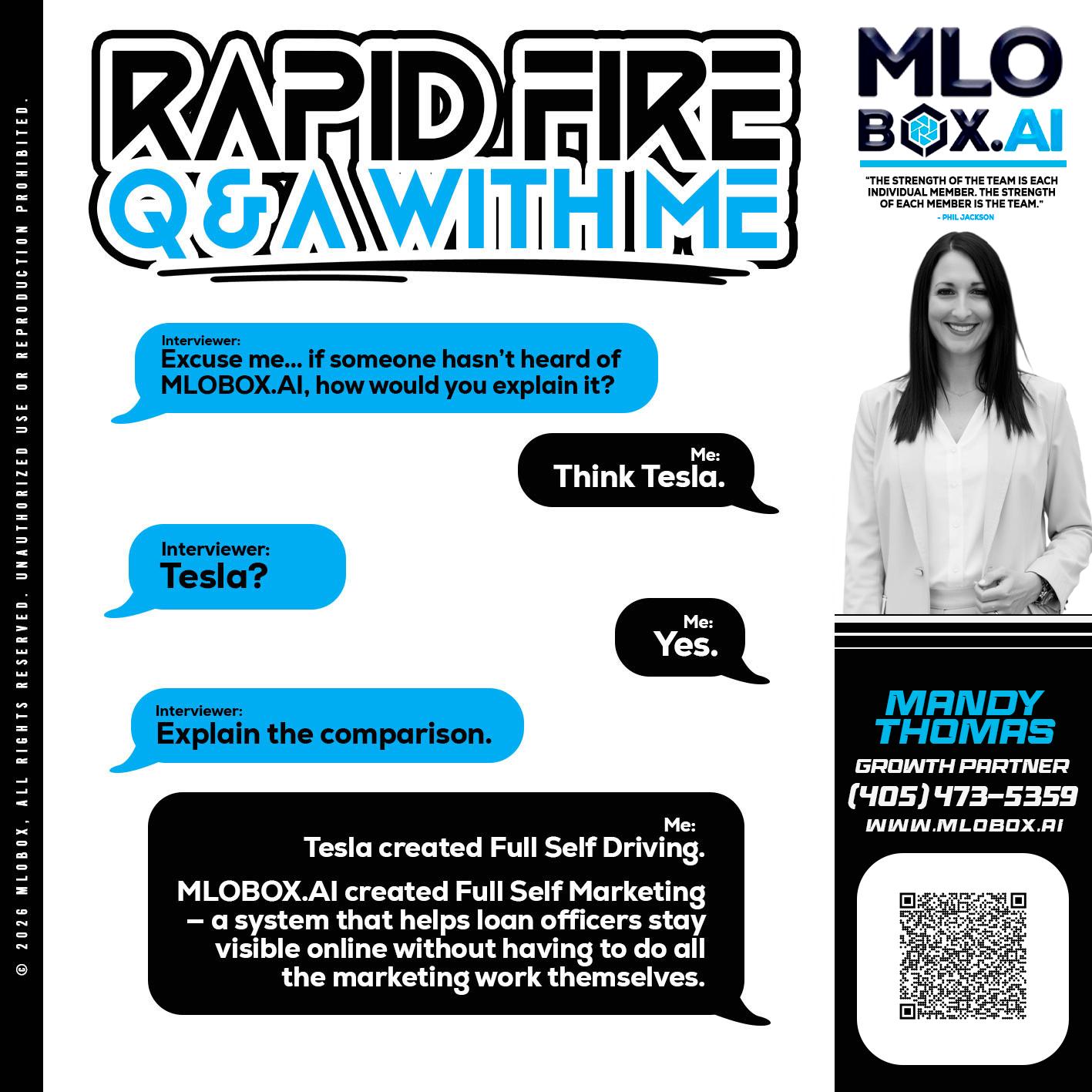 RAPID FIRE Q&A - Mandy Thomas -Branch Manager