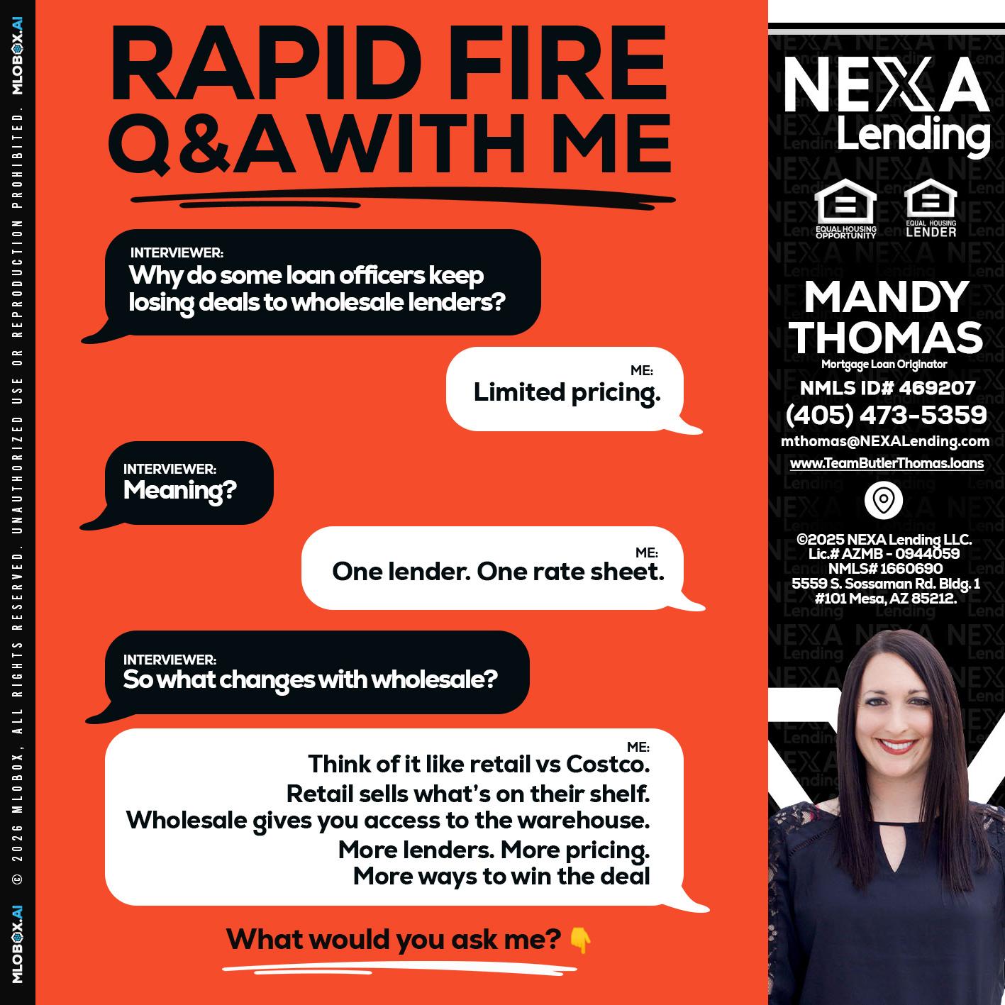 Q&A - Mandy Thomas -Branch Manager