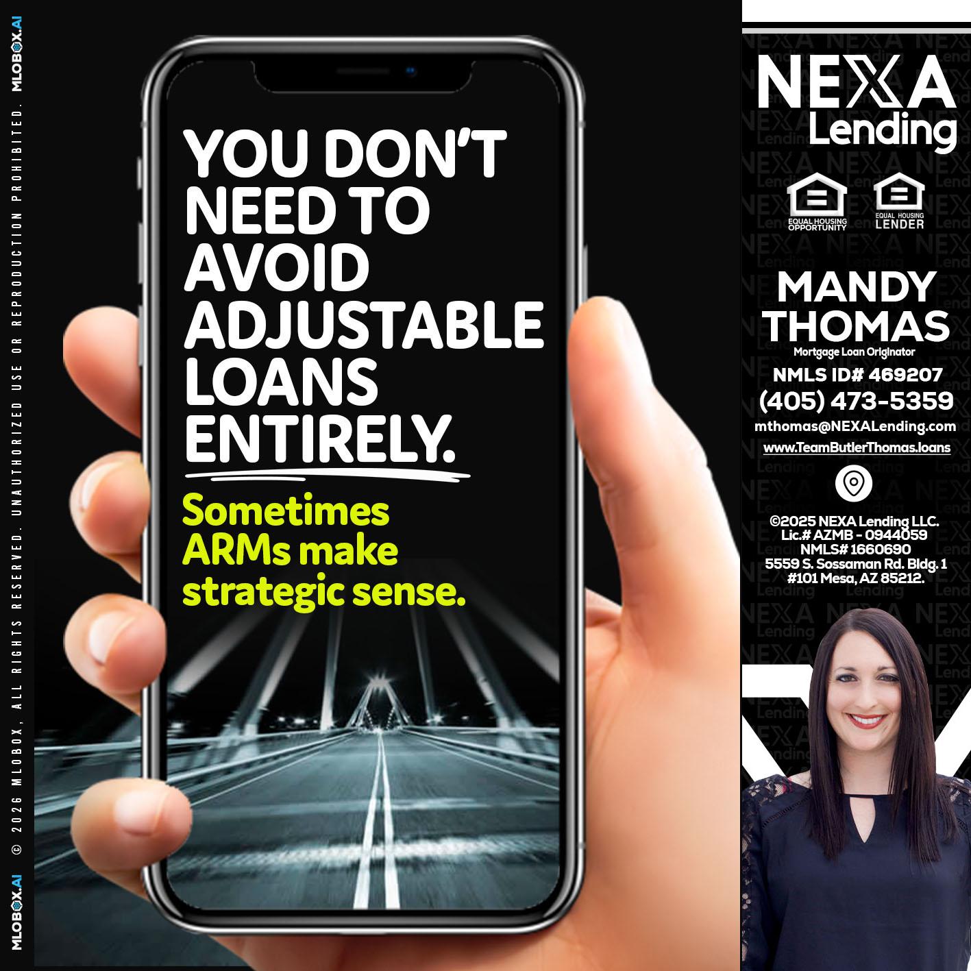 YOU DONT NEED - Mandy Thomas -Branch Manager