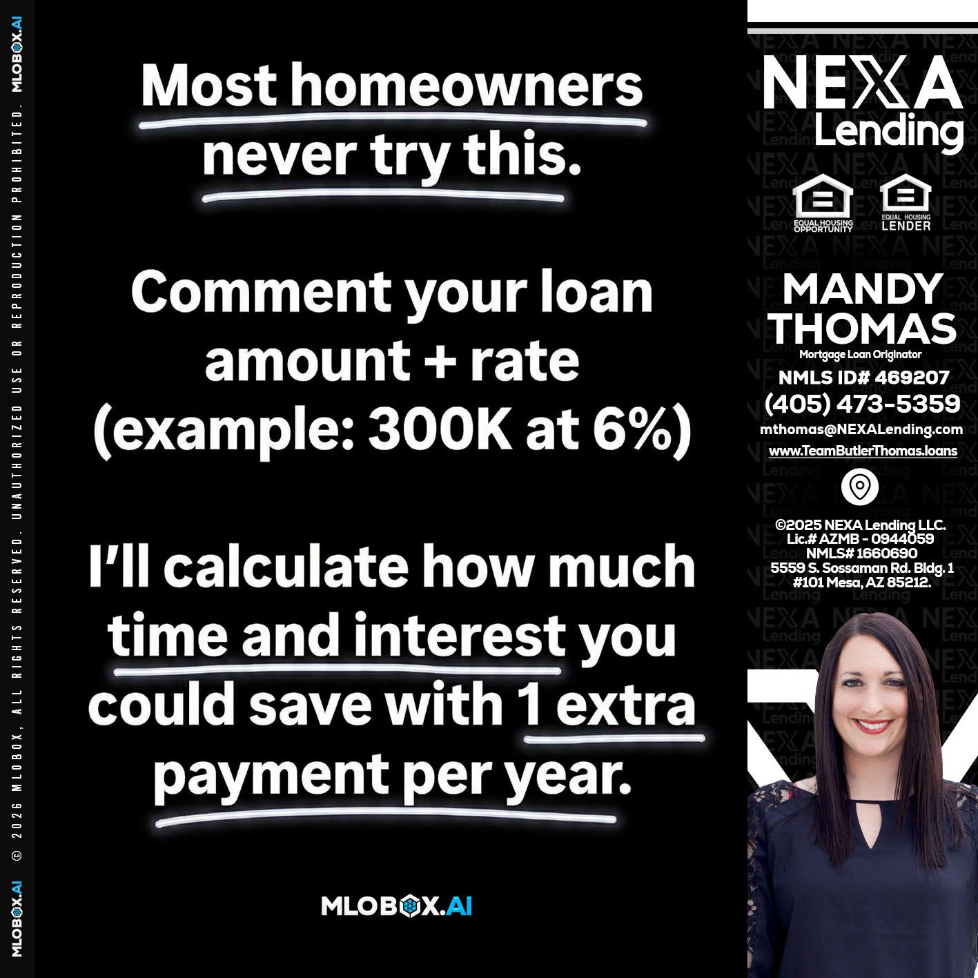 most owners - Mandy Thomas -Branch Manager