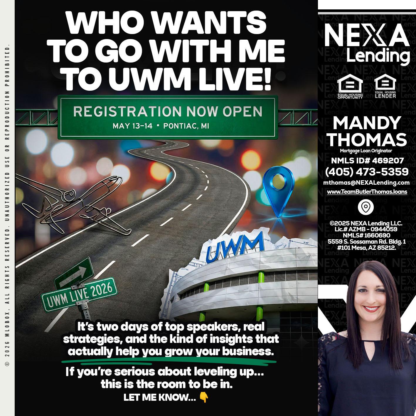 WHO WANTS - Mandy Thomas -Branch Manager