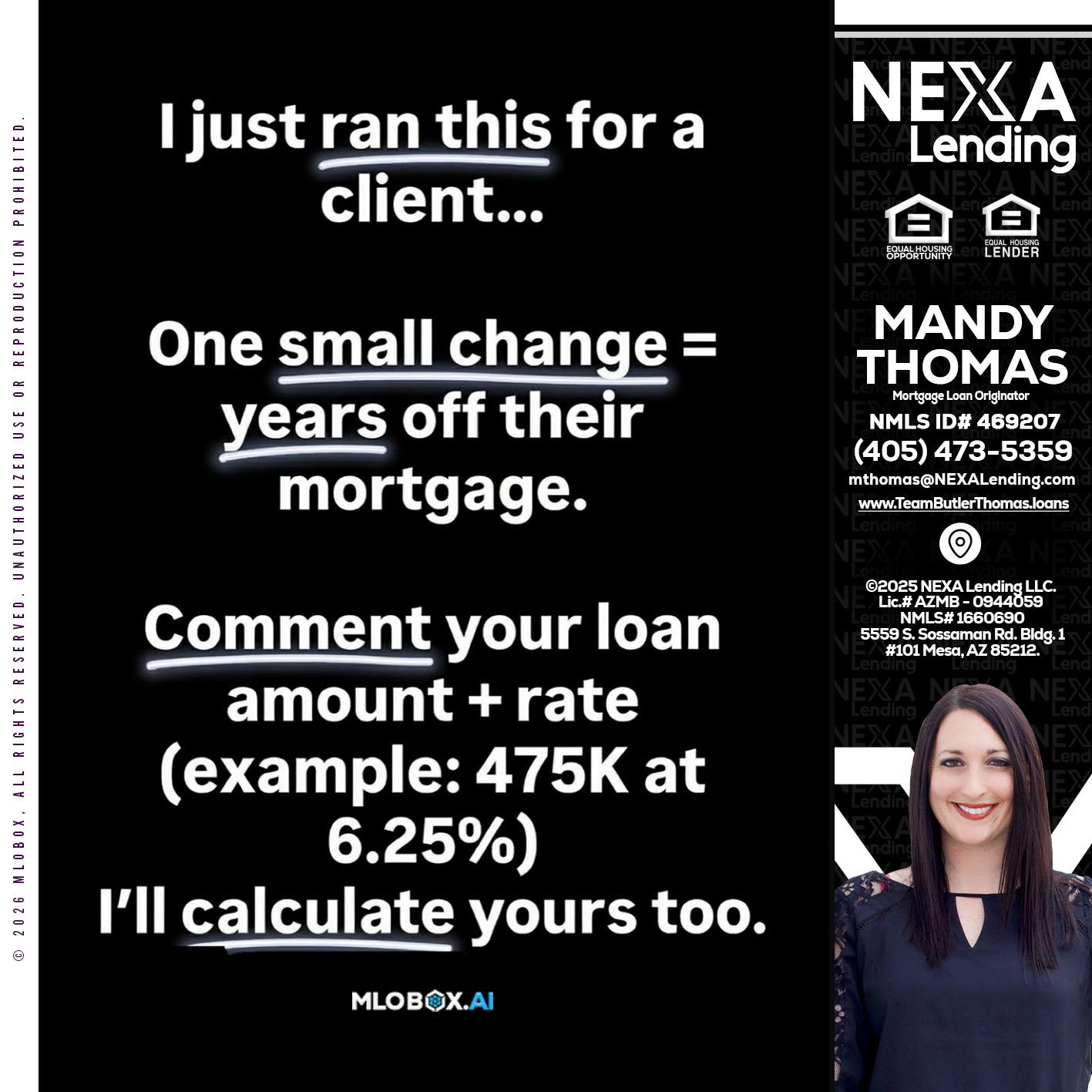 I JUST RAN - Mandy Thomas -Branch Manager