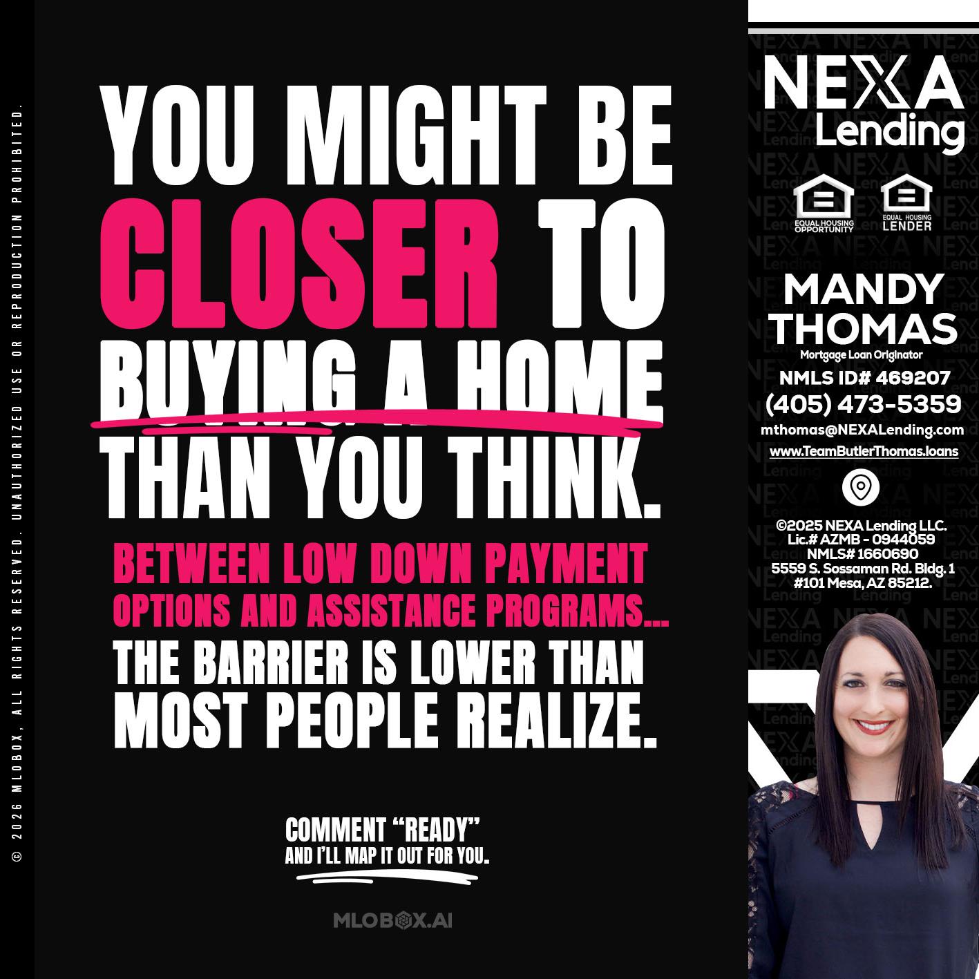 YOU MIGHT BE - Mandy Thomas -Branch Manager