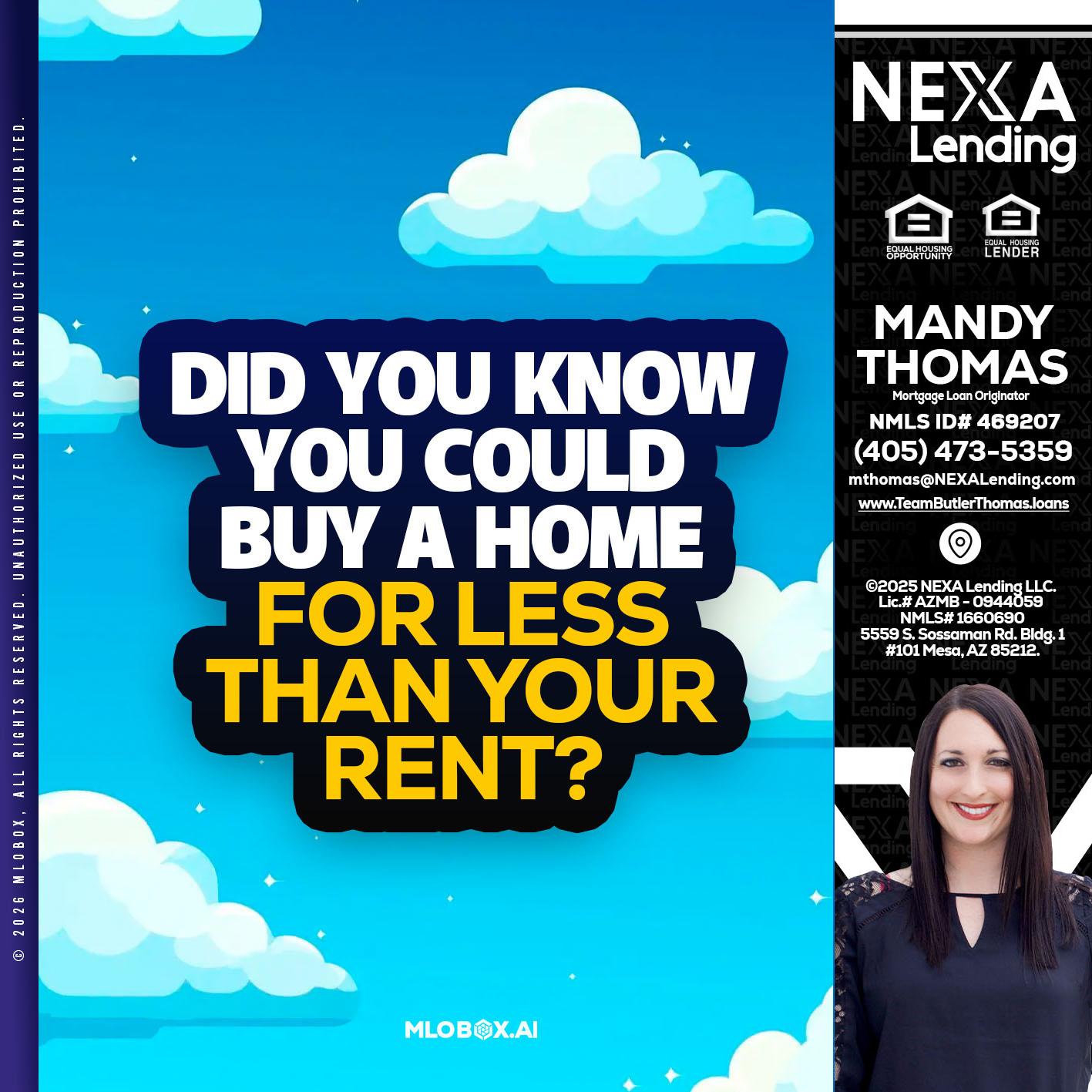 DID YOU KNOW - Mandy Thomas -Branch Manager