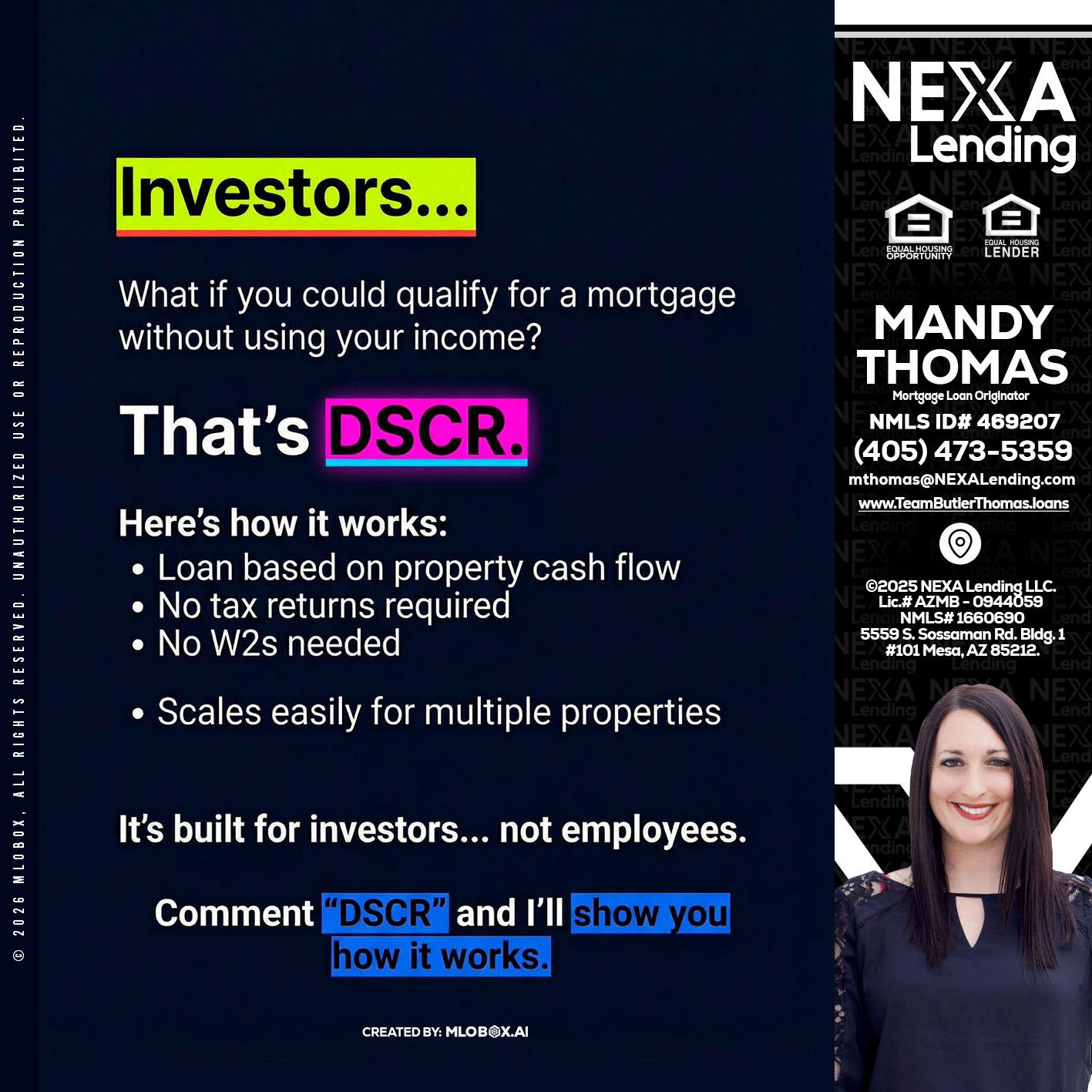 INVESTORS - Mandy Thomas -Branch Manager