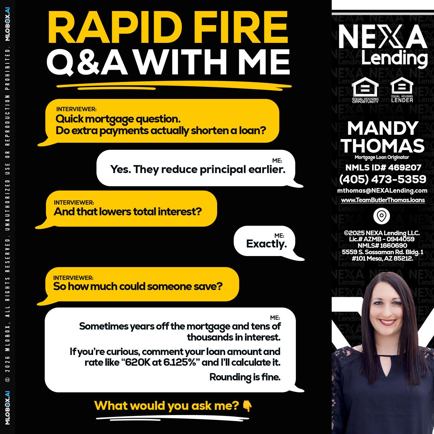 RAPID FIRE QA - Mandy Thomas -Branch Manager