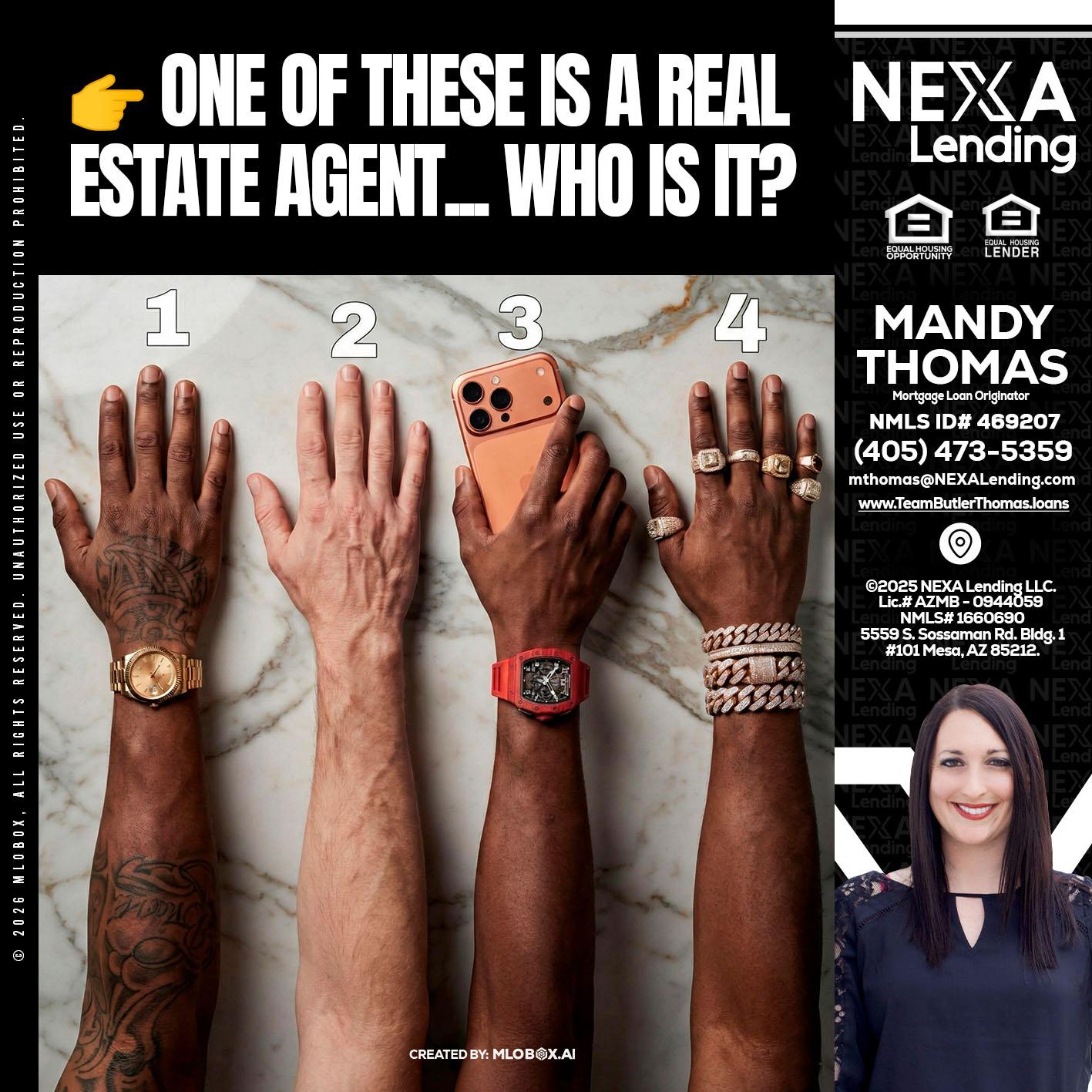 ONE OF THESE - Mandy Thomas -Branch Manager