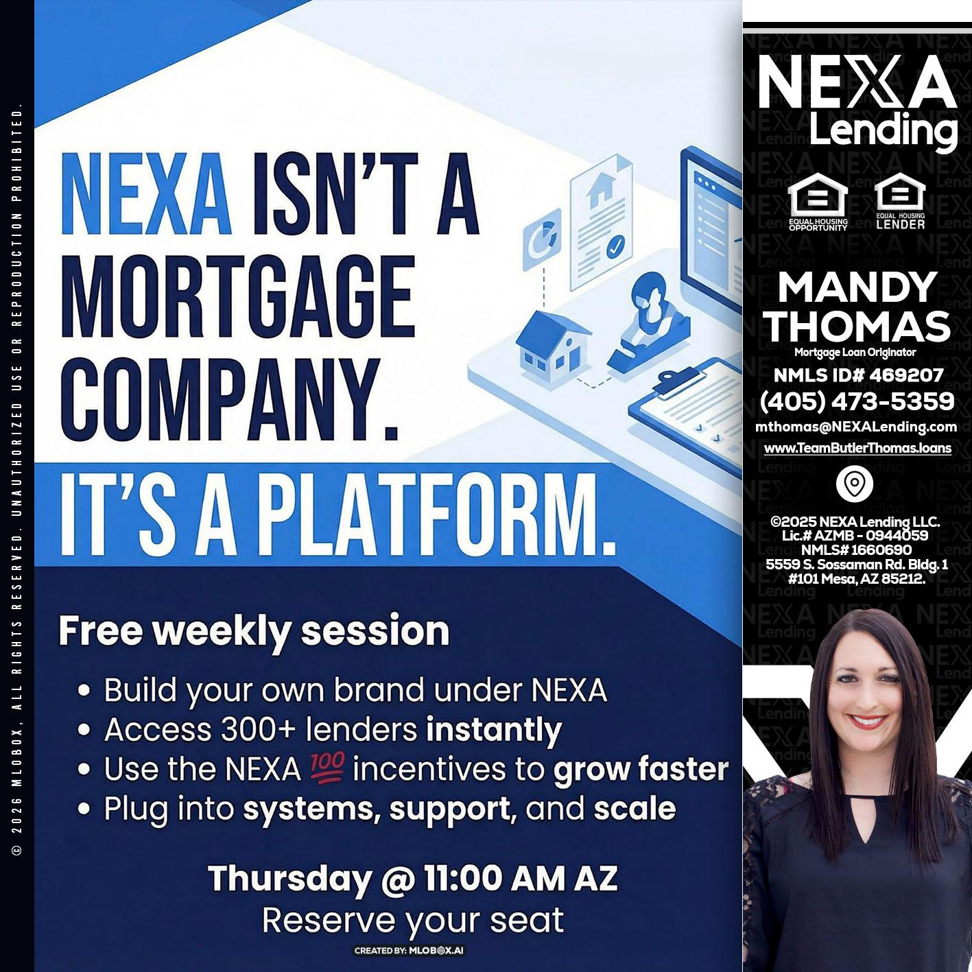 NEXA ISNT - Mandy Thomas -Branch Manager